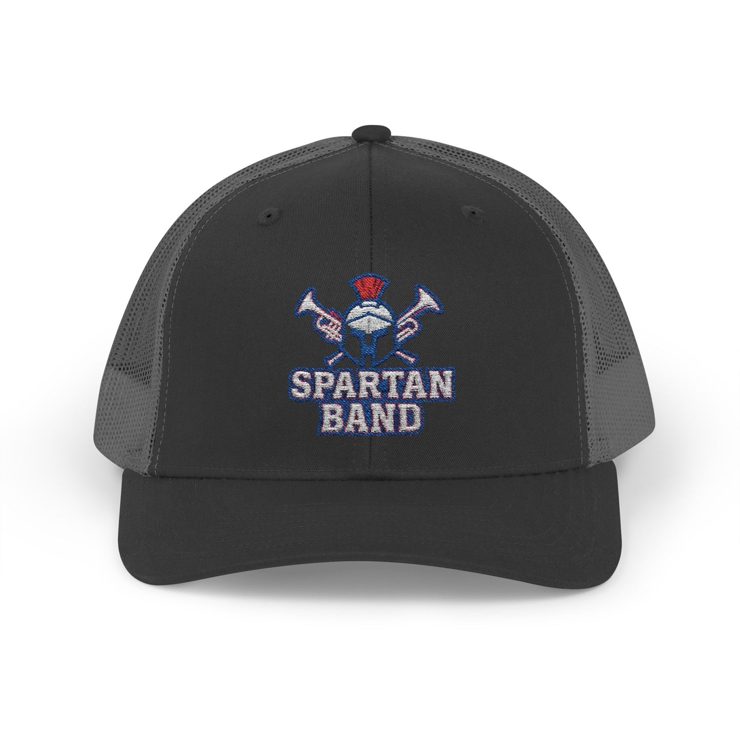 Spartan Band Embroidered Trucker Snapback