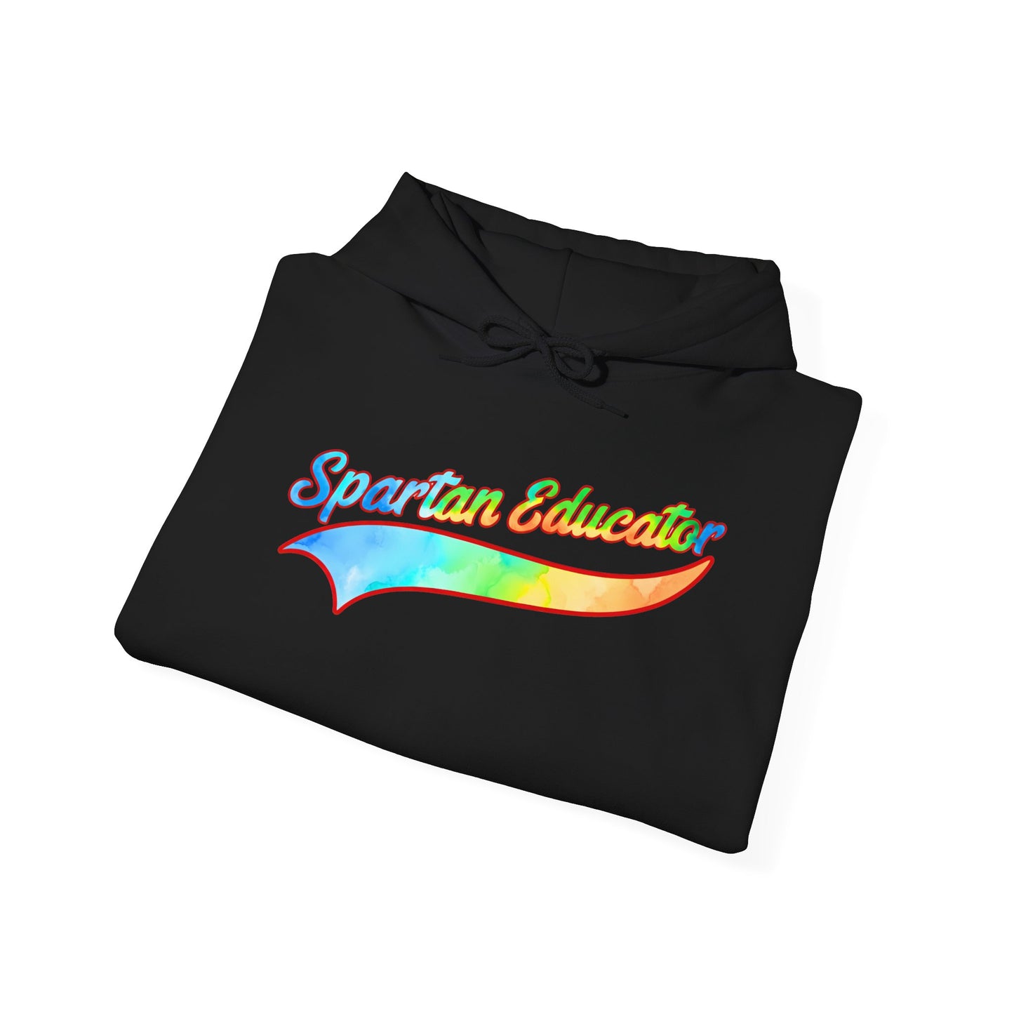Spartan Educator Tie-Dye Design Gildan Hoodie