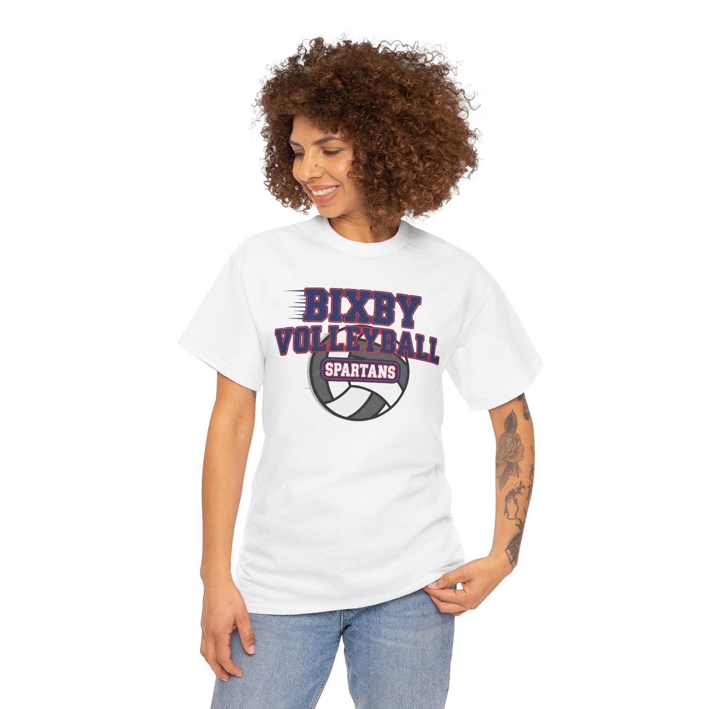Bixby Spartan Volleyball Tee