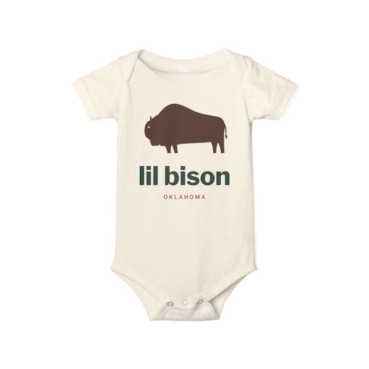lil bison Oklahoma Baby Bodysuit