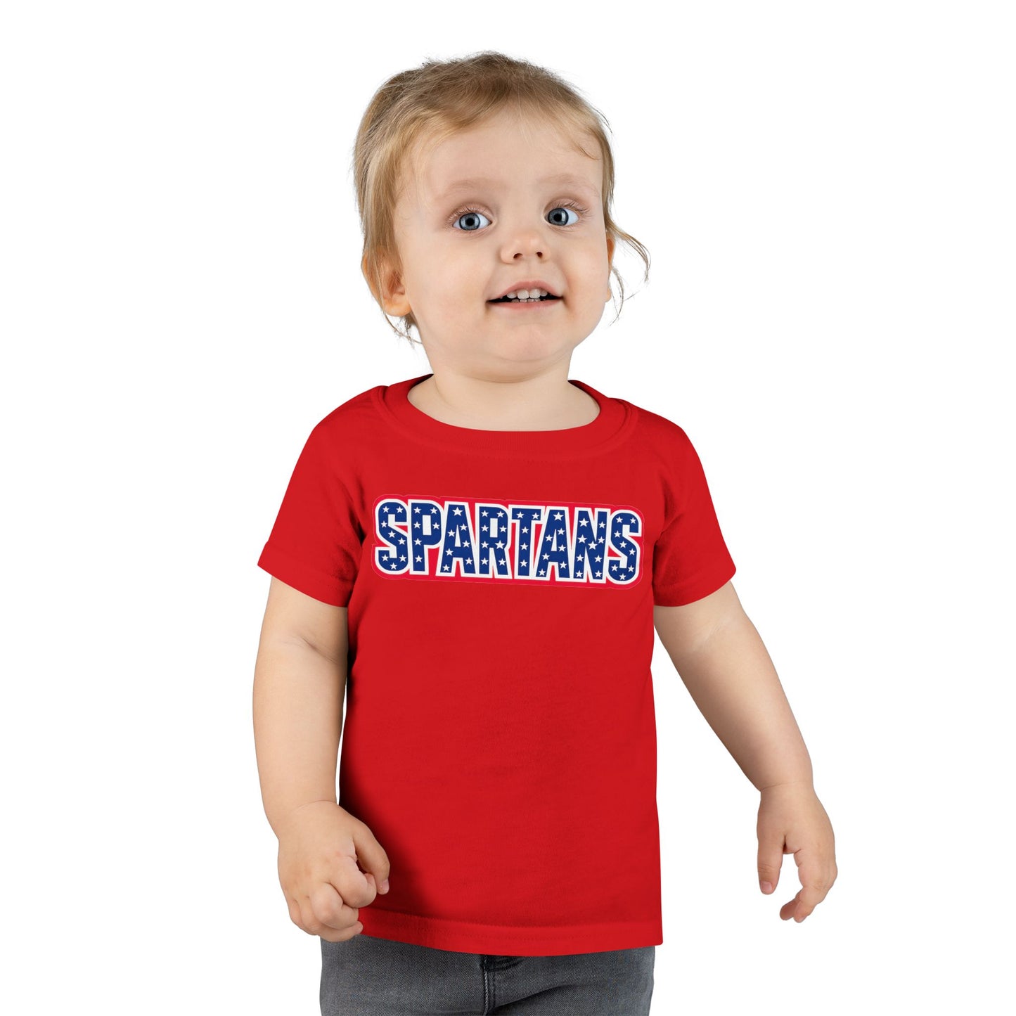 Spartans Patriotic Toddler Gildan Tee
