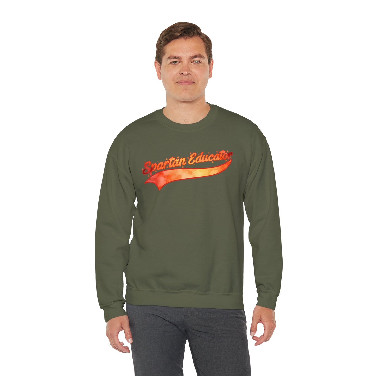 Spartan Educator Fall Design Gildan Sweatshirt