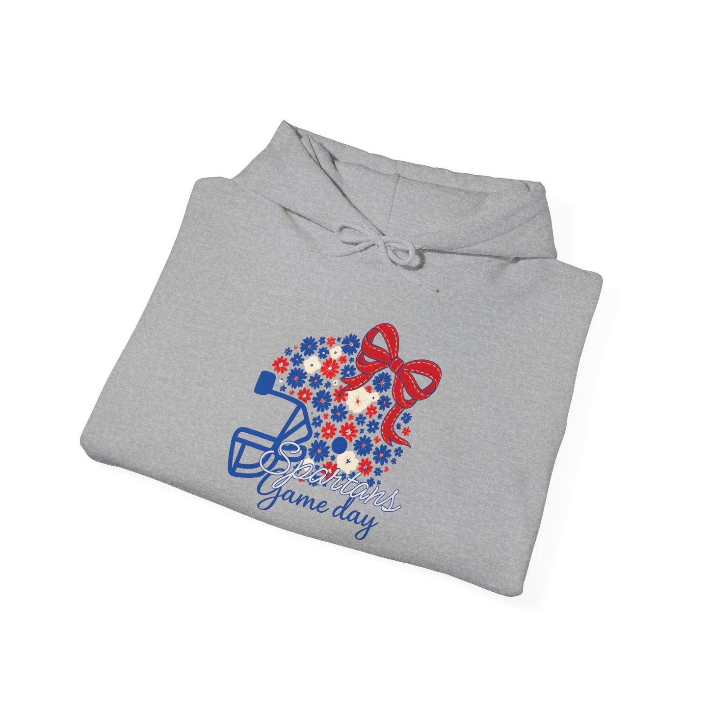 Bixby Spartans Floral Helmet Gameday Hoodie