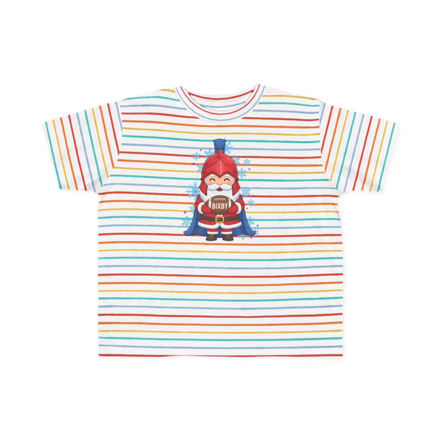 Spartan Football Santa Toddler Rabbit Skins Tee