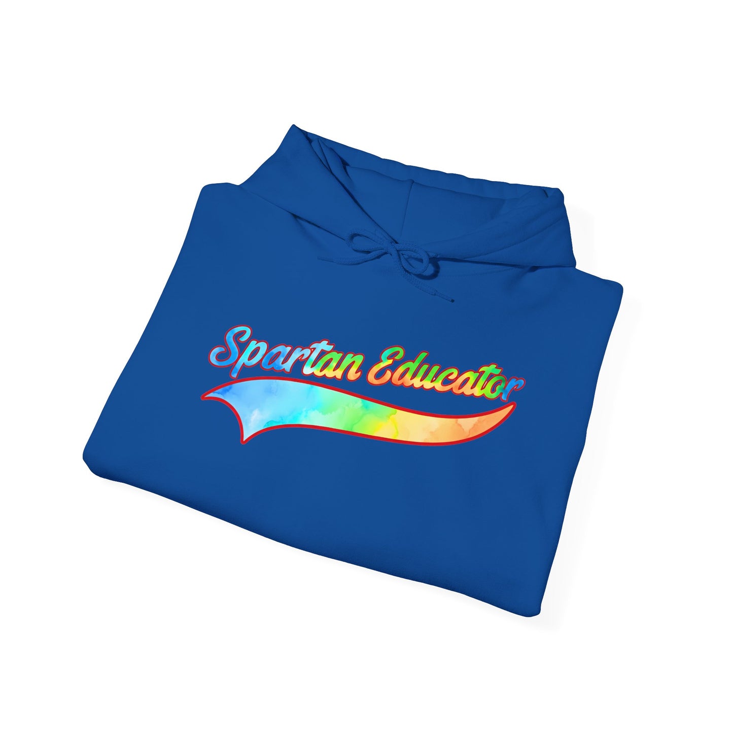 Spartan Educator Tie-Dye Design Gildan Hoodie