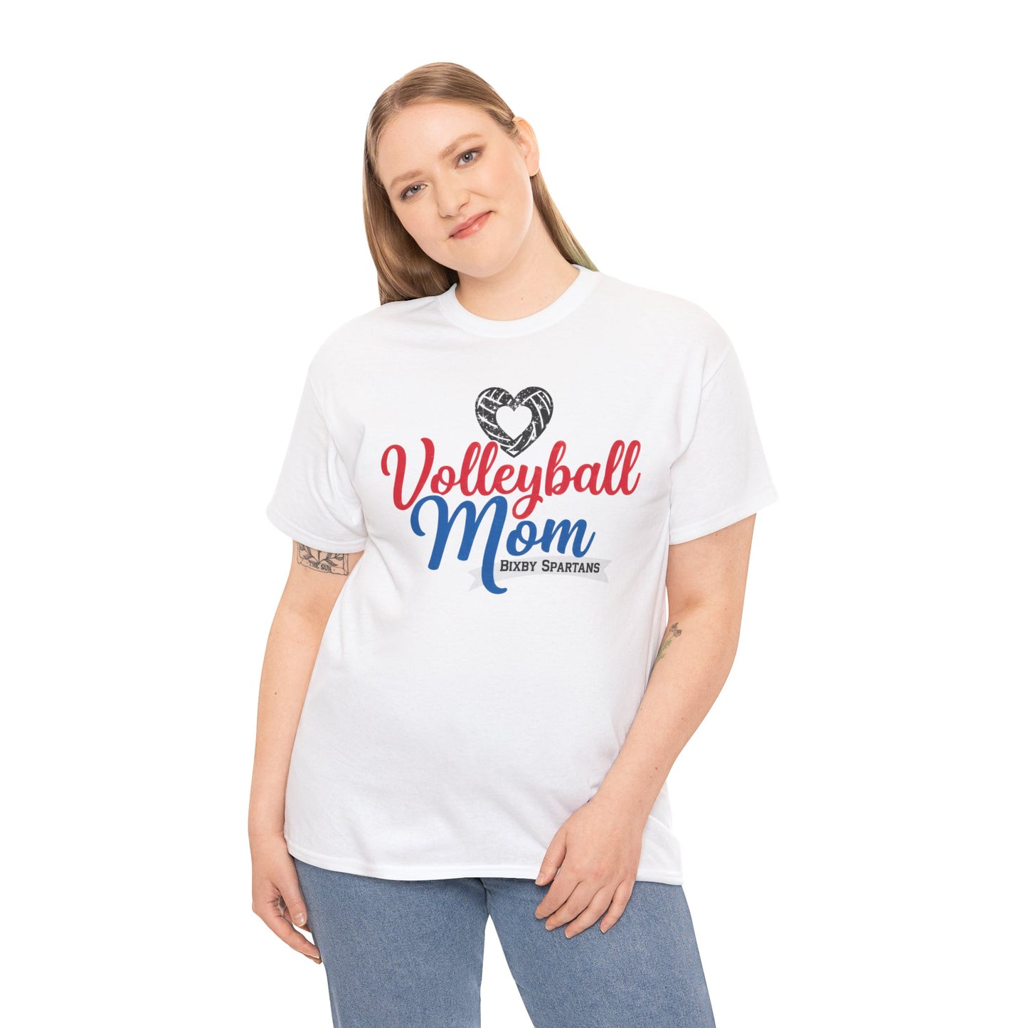 Bixby Spartan Volleyball Mom Tee