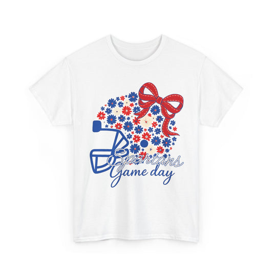 Bixby Spartans Floral Helmet Gildan Tee