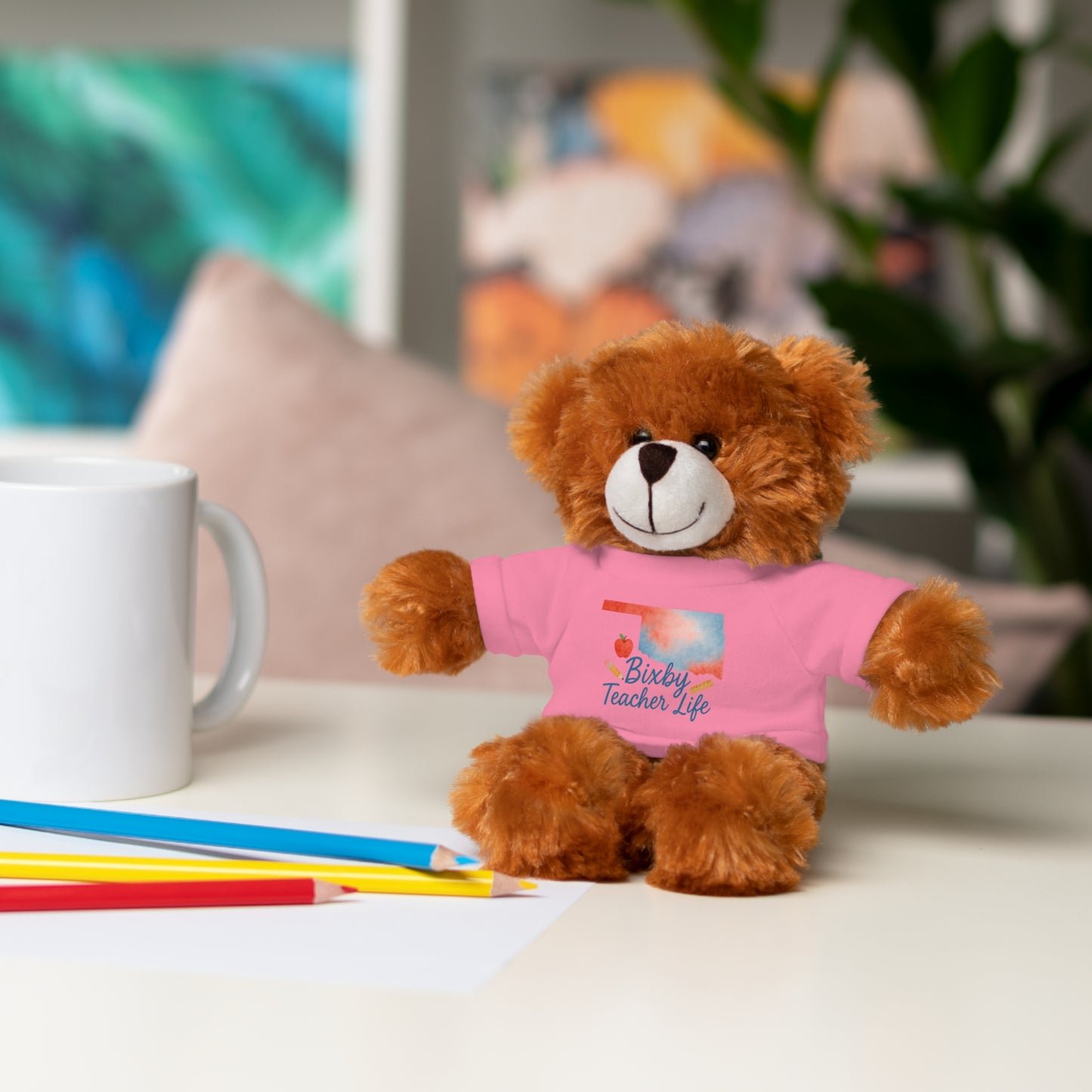 Bixby Oklahoma Teacher Life Stuffed Animal