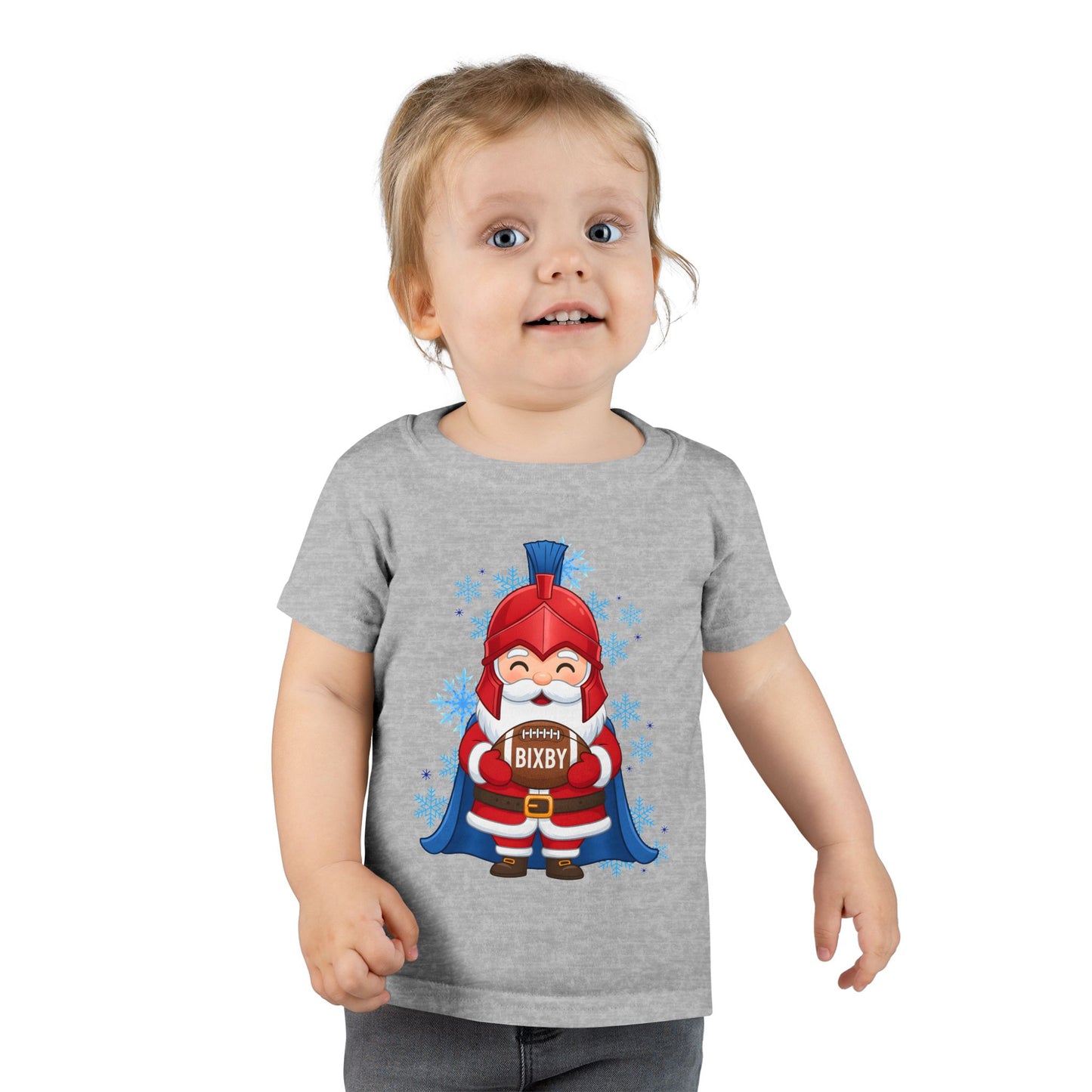 Spartan Football Santa Toddler Gildan Tee