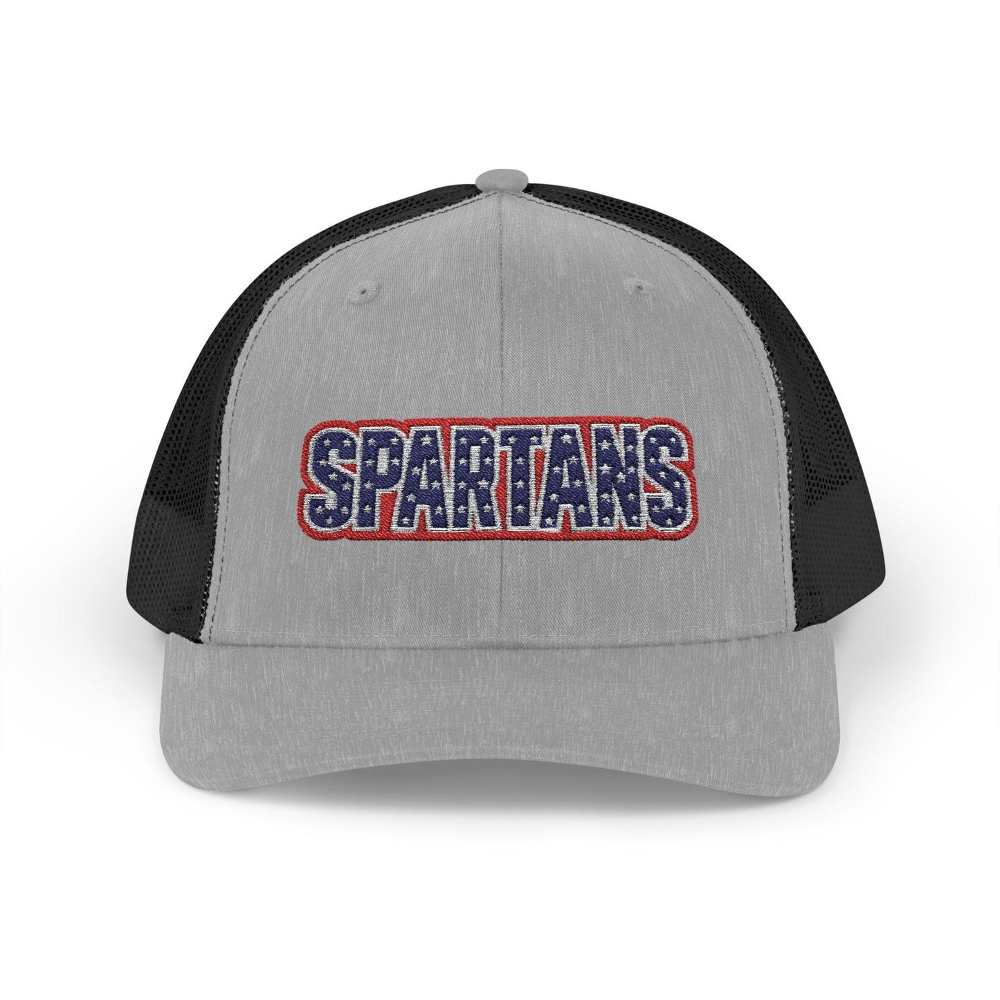 Spartans Patriotic Embroidered Trucker Hat