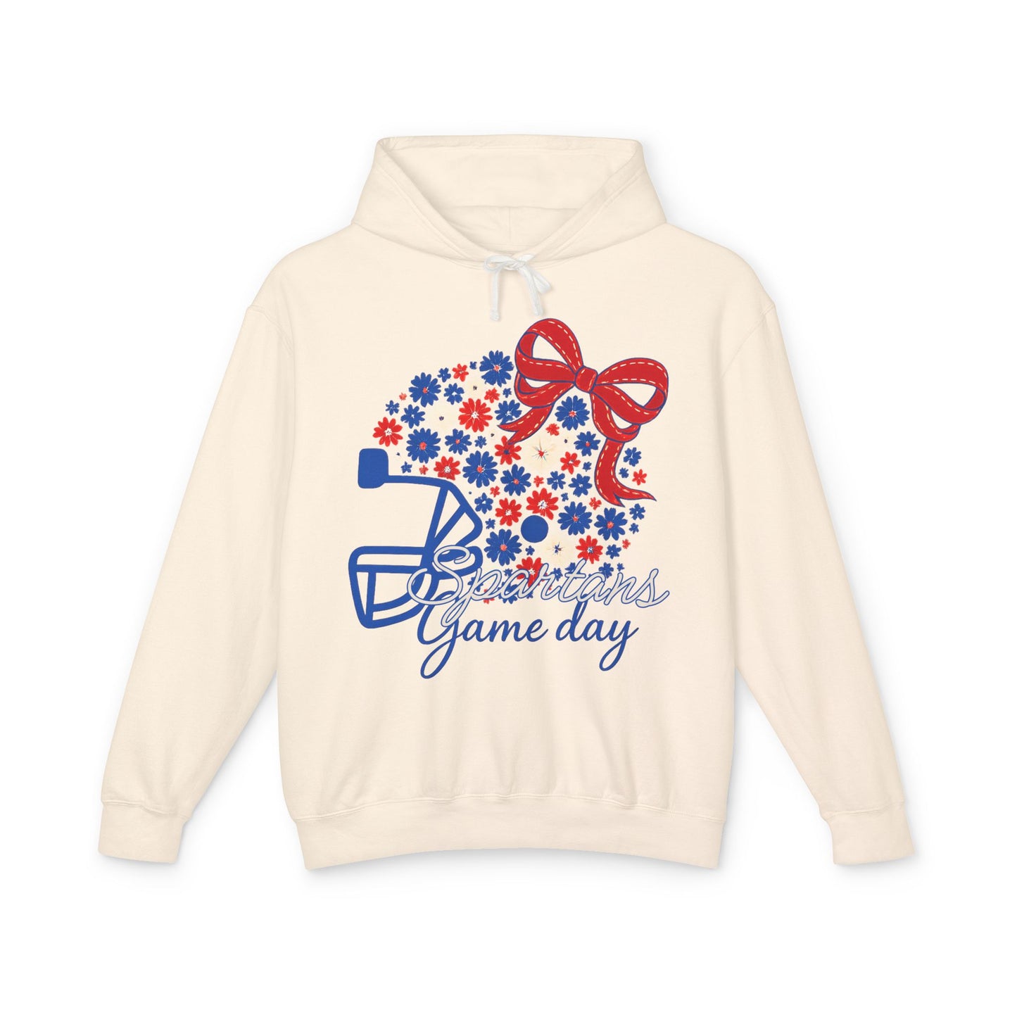 Spartans Floral Helmet Premium Comfort Colors Hoodie