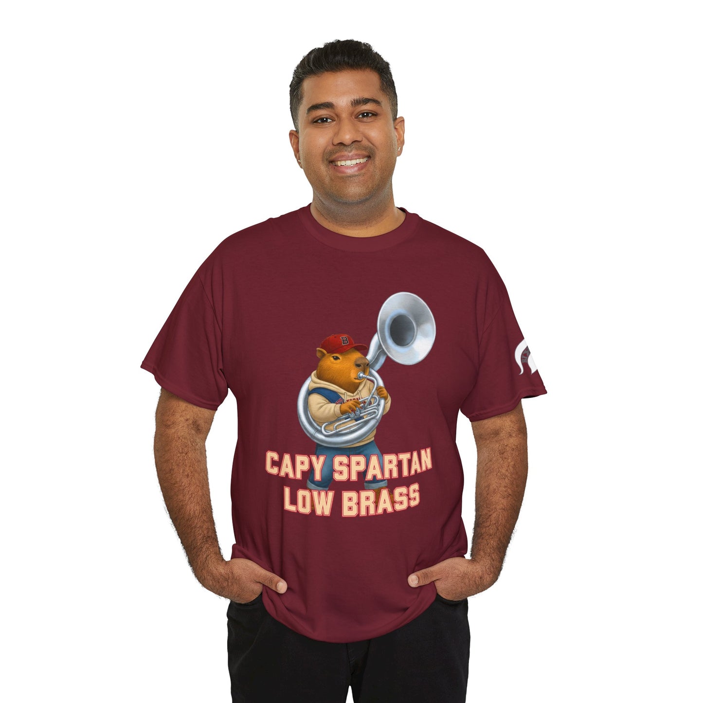 Capy Spartan Low Brass Gildan Tee
