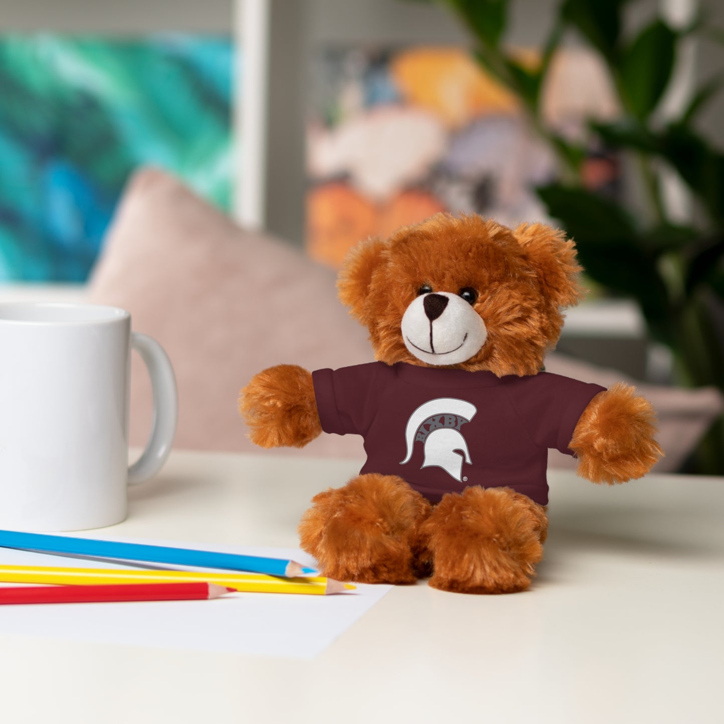 Spartan Stuffed Animal Logo