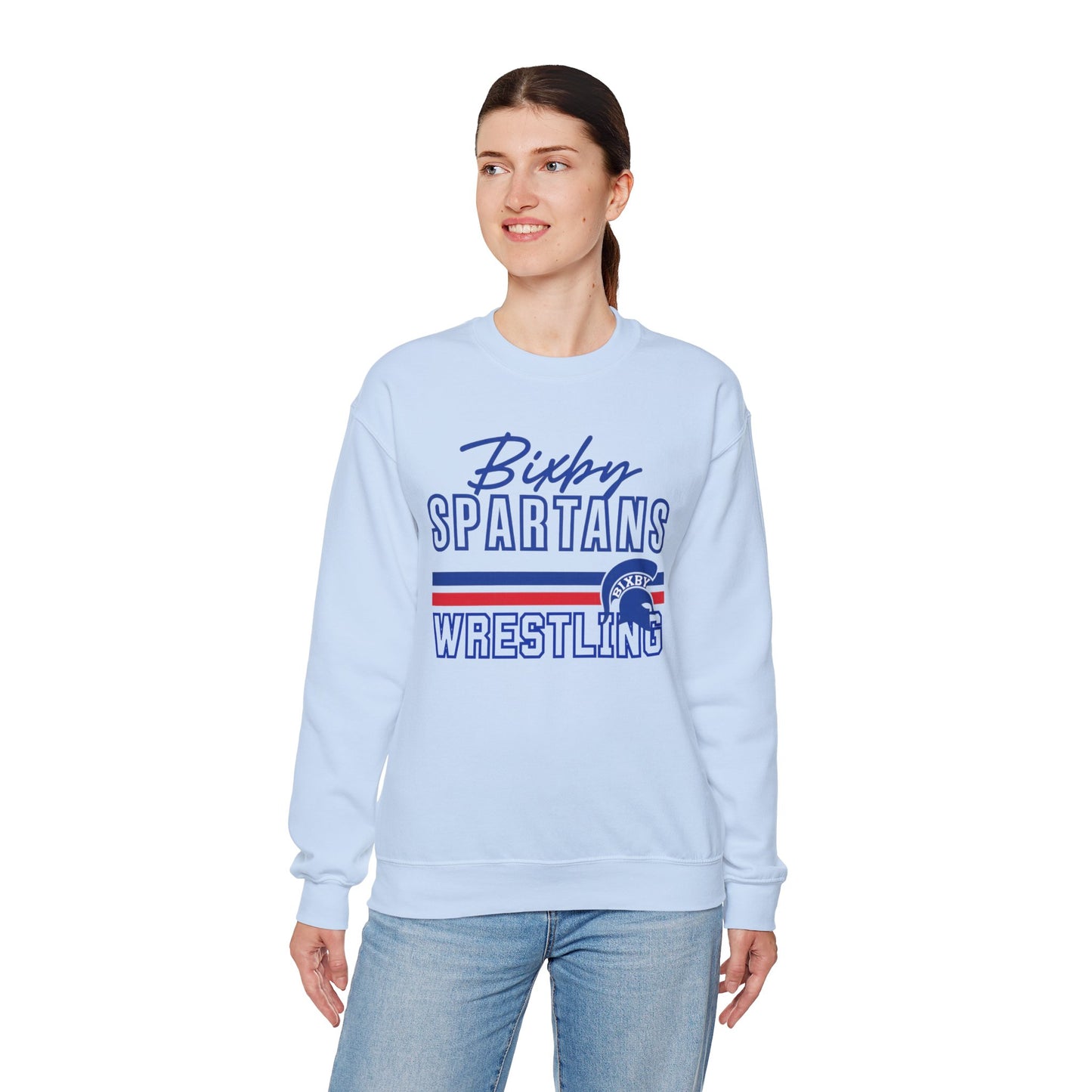 Bixby Spartans Wrestling Gildan Sweatshirt