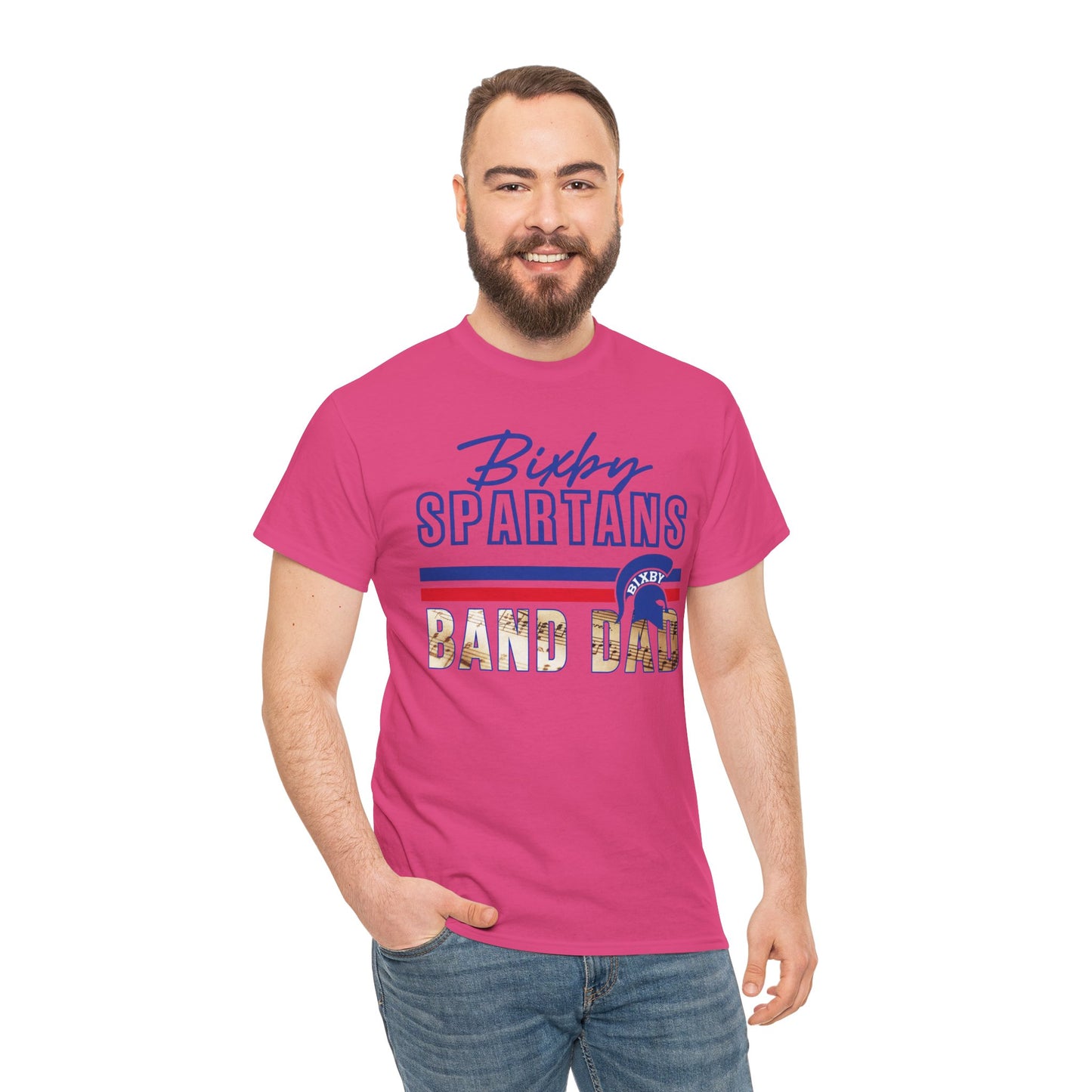 Bixby Spartans Band Dad Gildan Tee