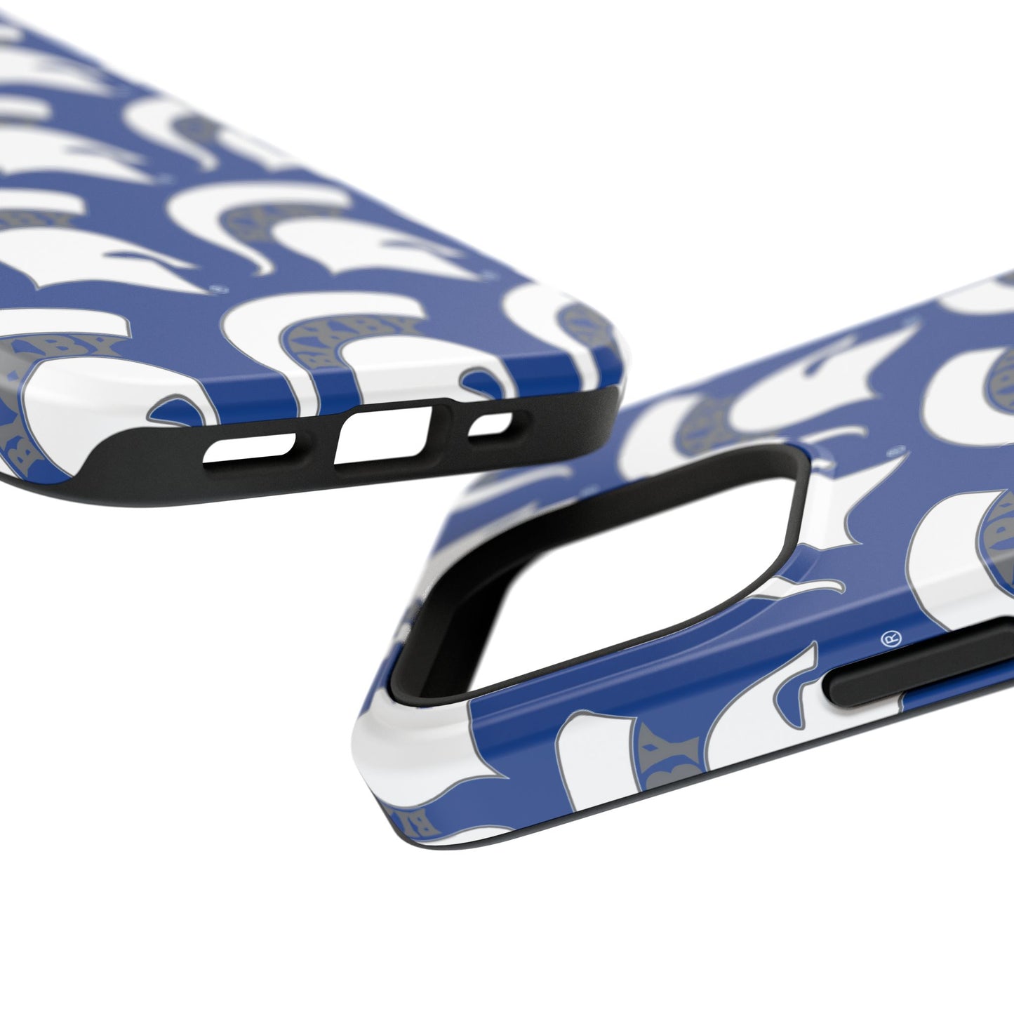 Bixby Spartan White Logo Impact Resistant iPhone Case