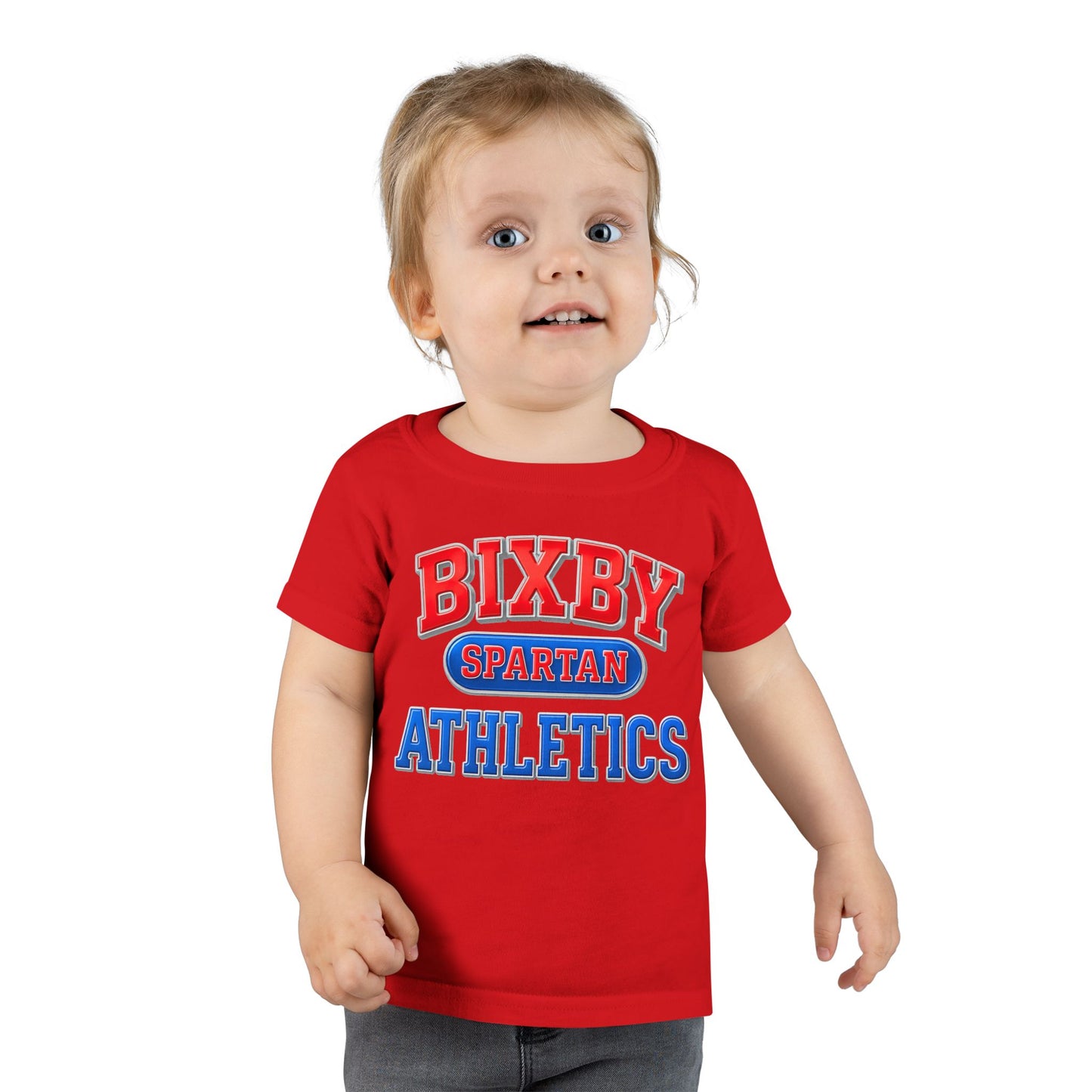 Bixby Spartan Athletics Metallic Toddler Tee