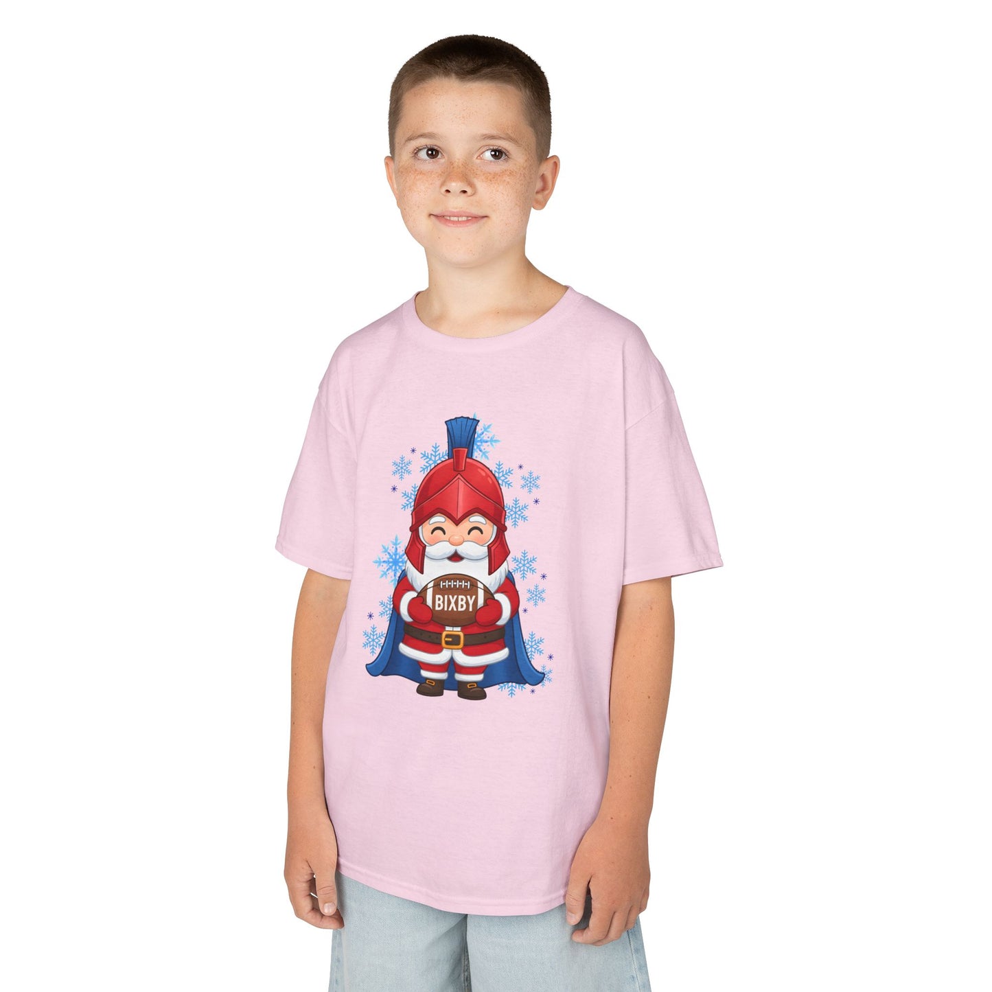 Spartan Football Santa Youth Gildan Tee