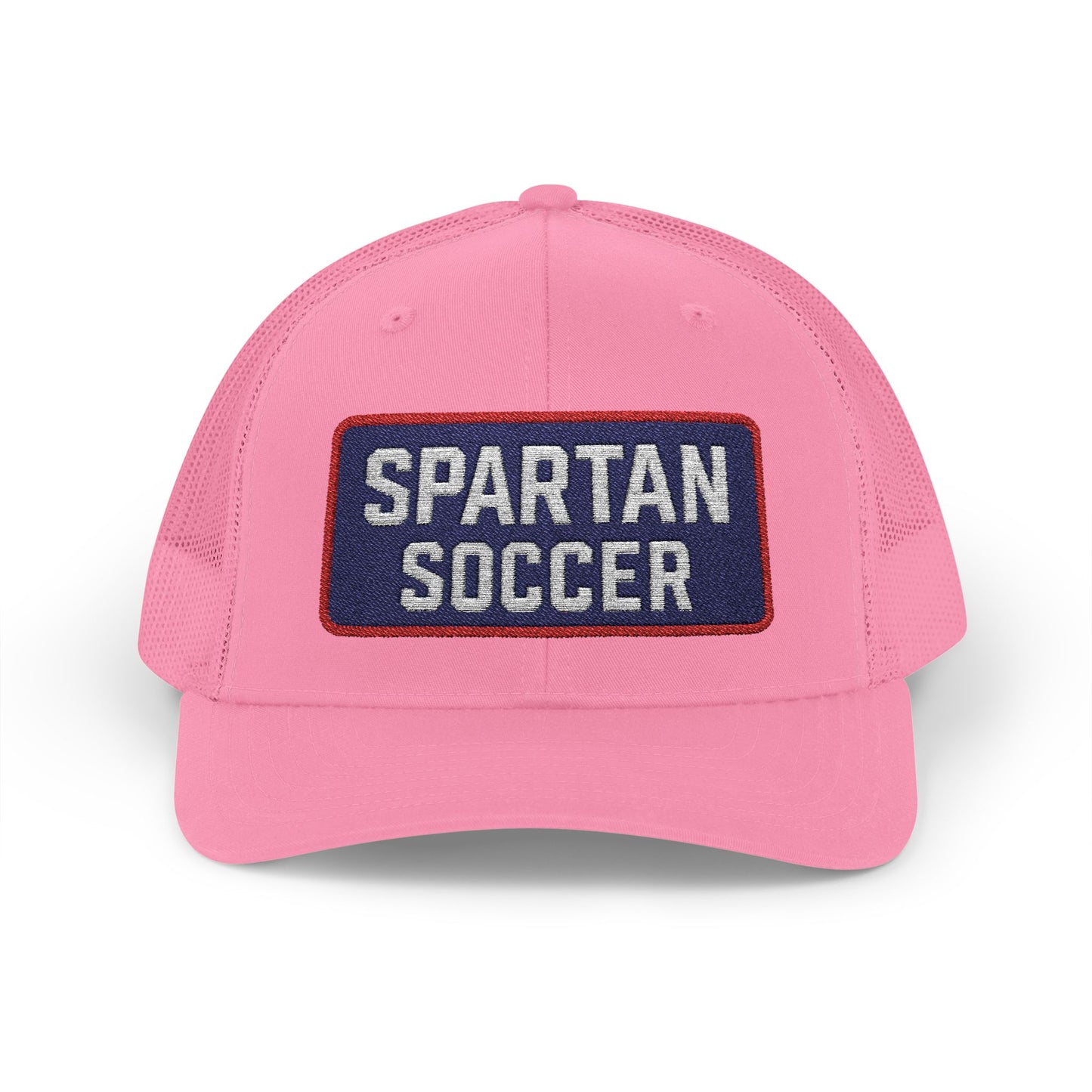 Spartan Soccer Embroidered Trucker Hat
