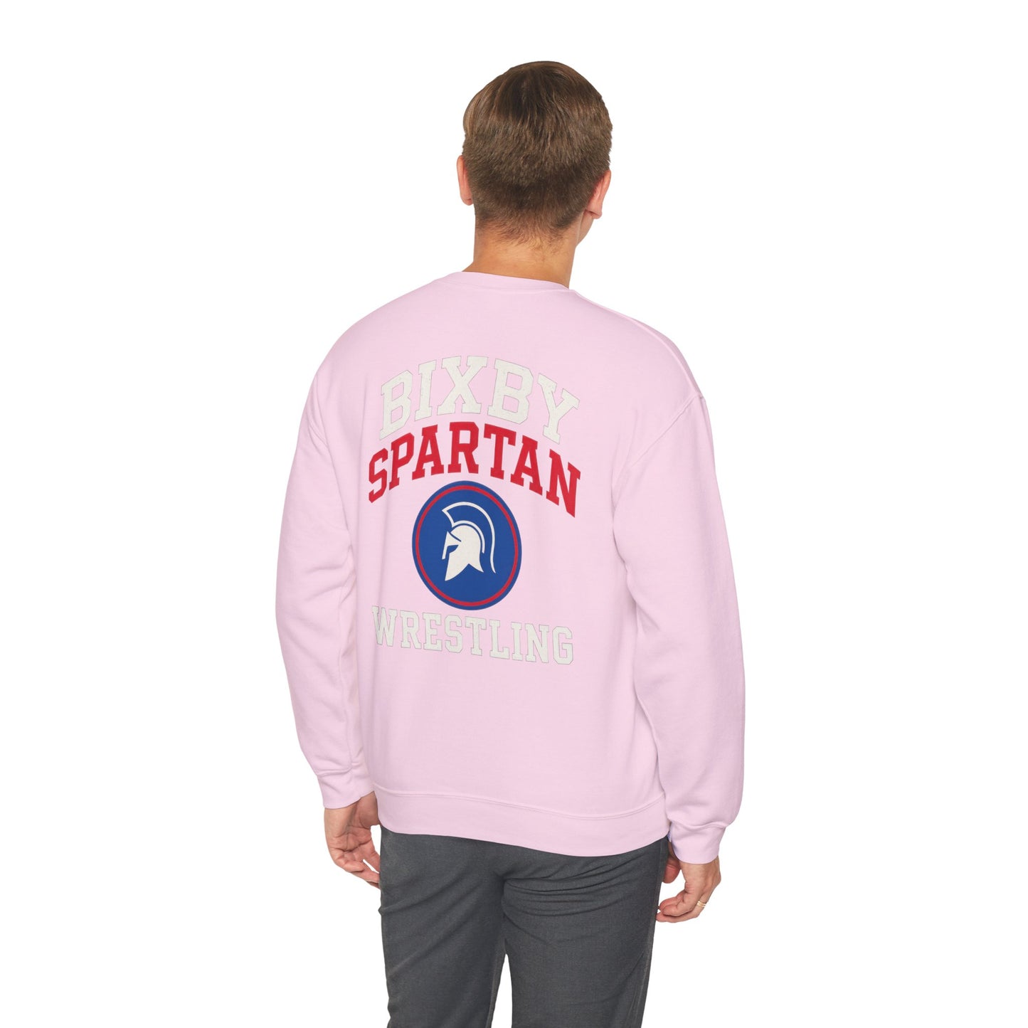 Bixby Spartan Wrestling Gildan Sweatshirt