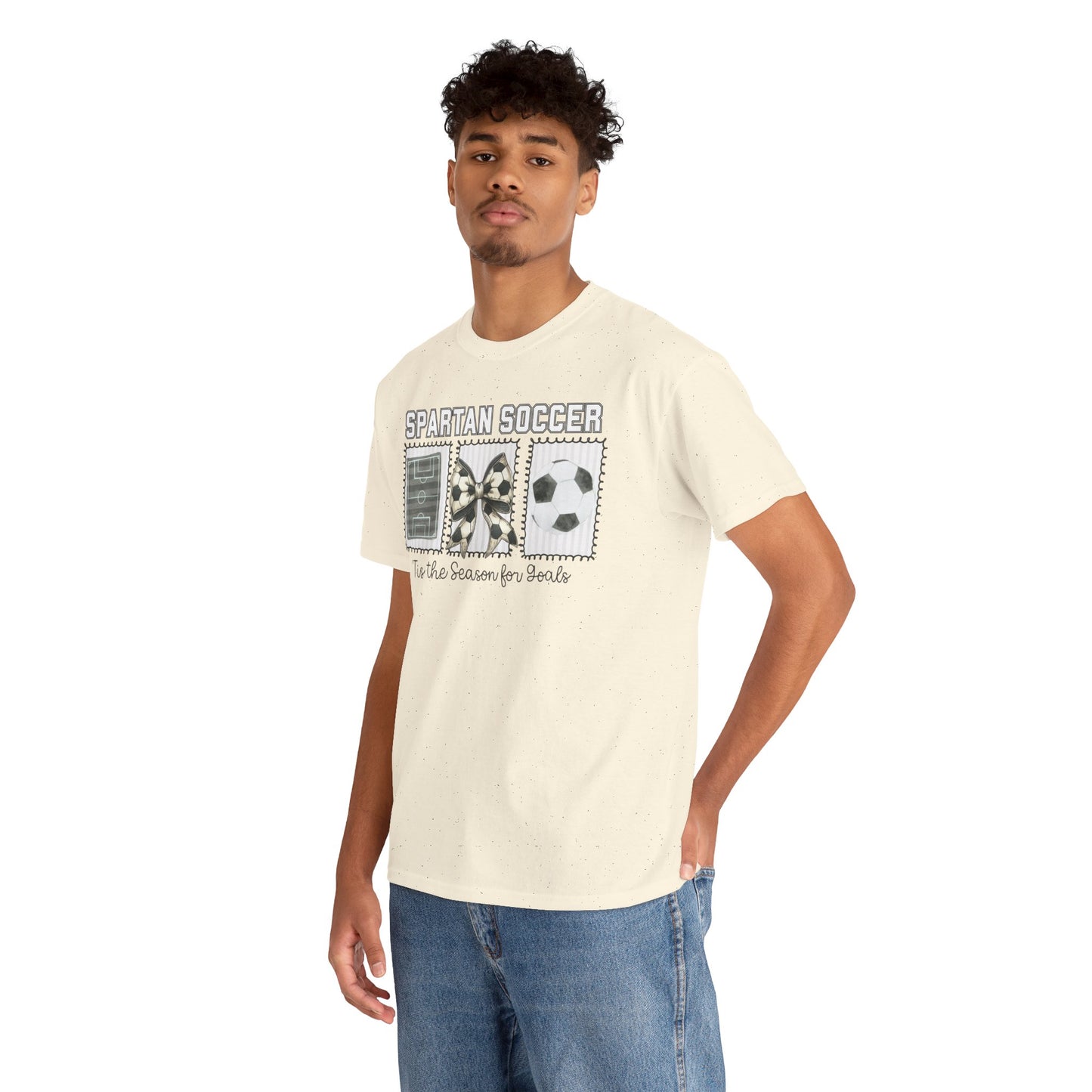 Spartan Soccer Tis The Season For Goals Gildan Tee
