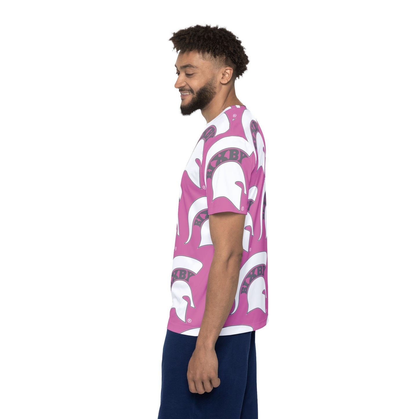 Bixby Spartan White Logo All Over Print Tee