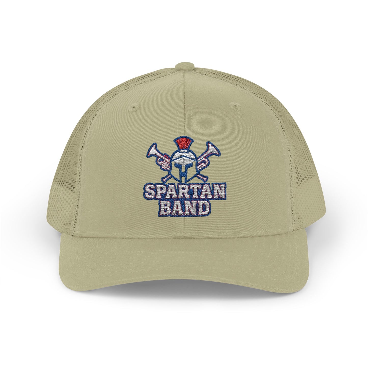 Spartan Band Embroidered Trucker Snapback