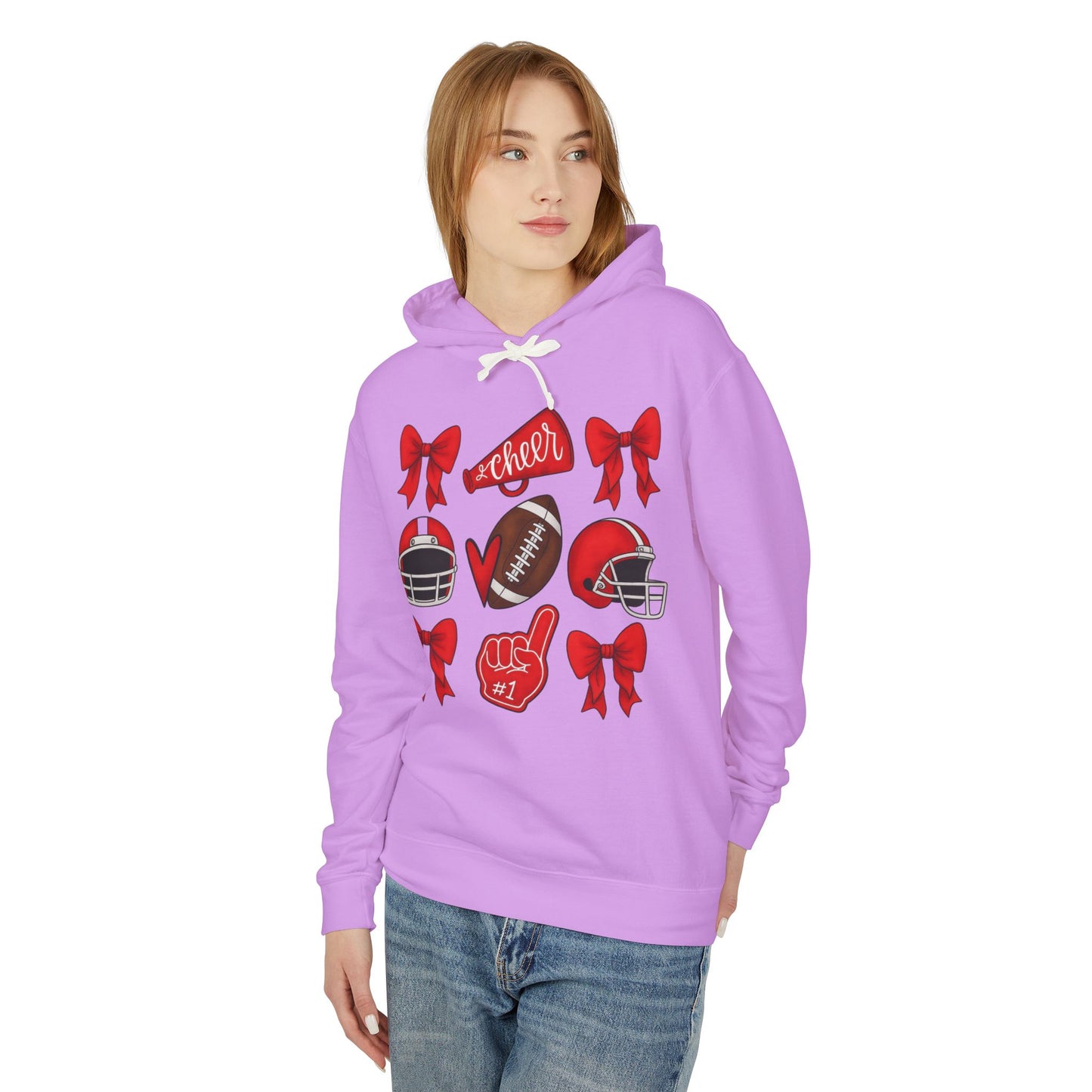 Spartan Cheer & Football Comfort Colors Hoodie