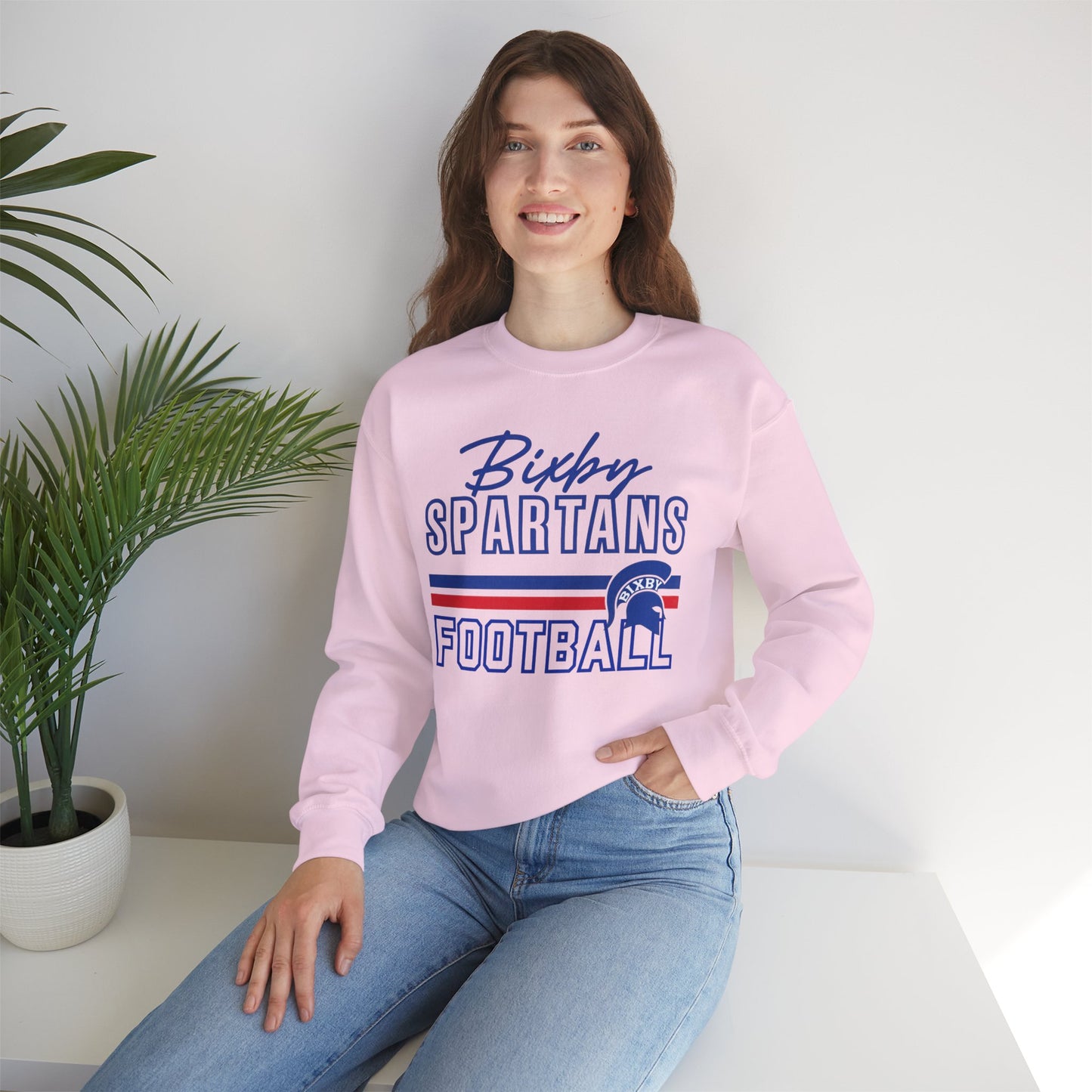 Bixby Spartans Football Gildan Sweatshirt