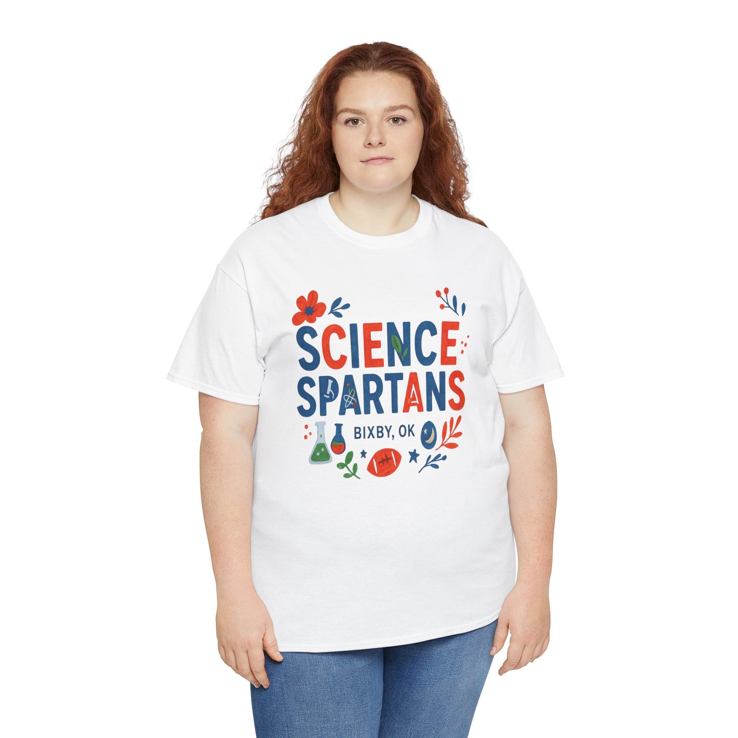 Floral Science Spartan Gildan Tee