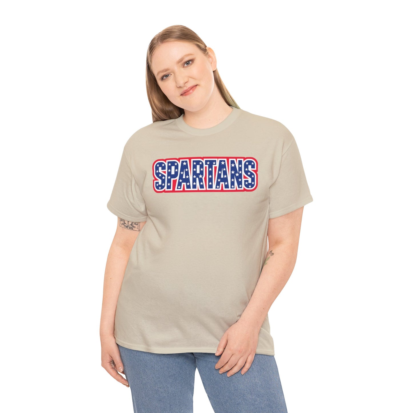 Spartans Patriotic Gildan Tee