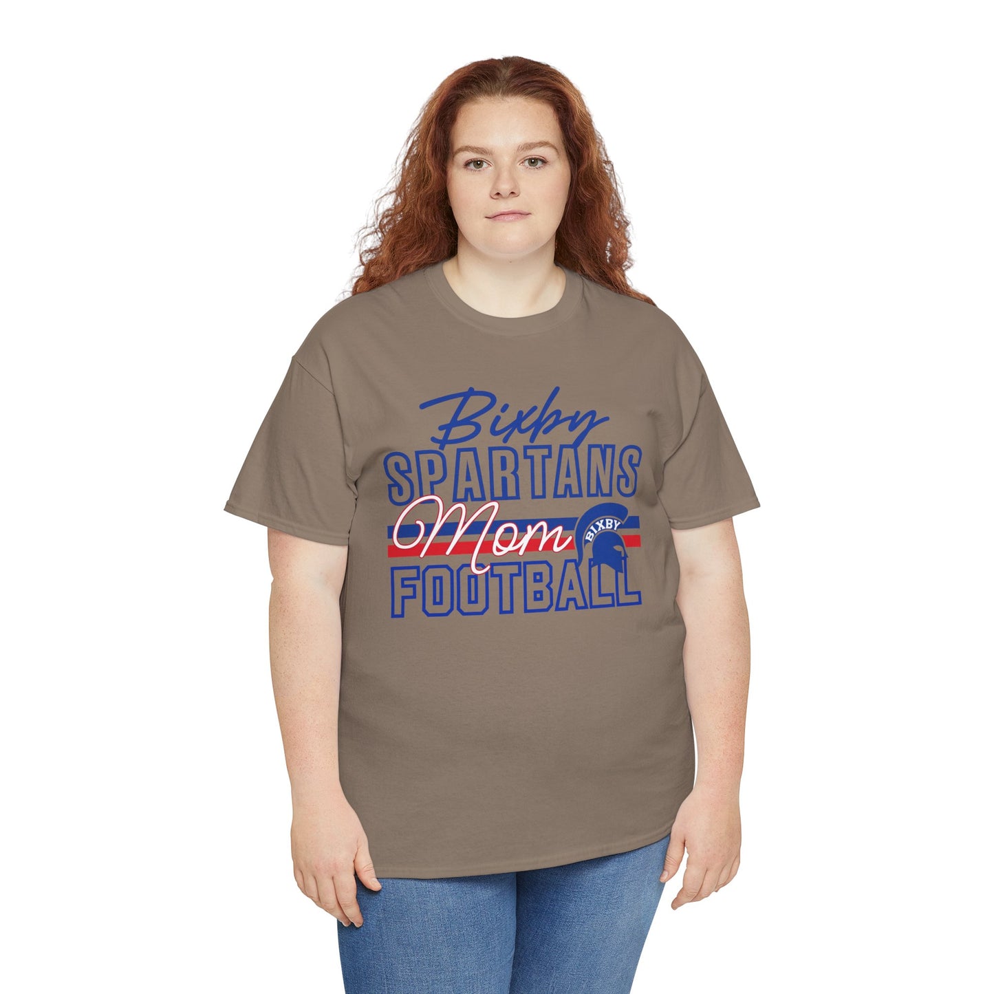 Bixby Spartans Football Mom Gildan Tee