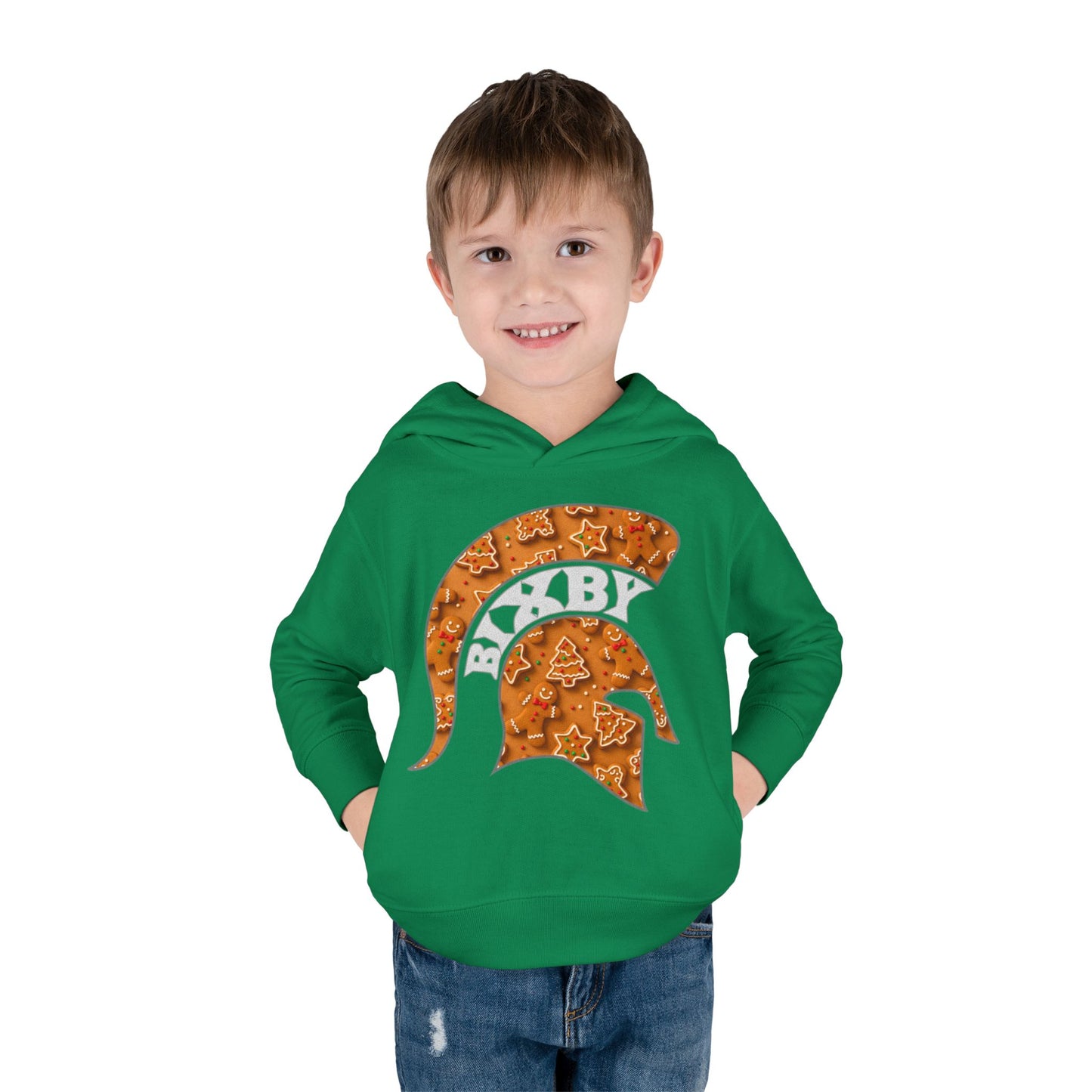 Bixby Spartans Gingerbread Toddler Rabbit Skins Sweatshirt