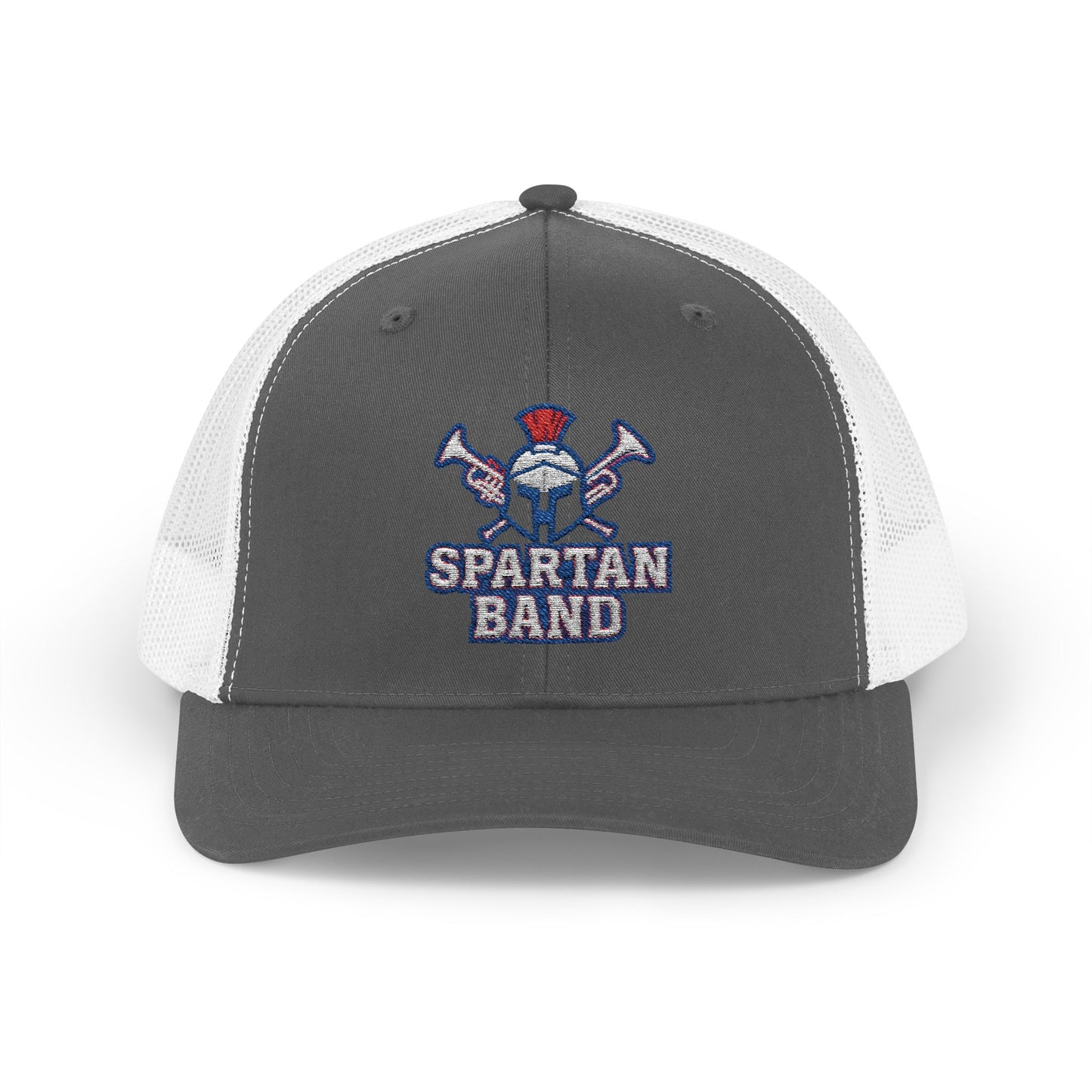 Spartan Band Embroidered Trucker Snapback