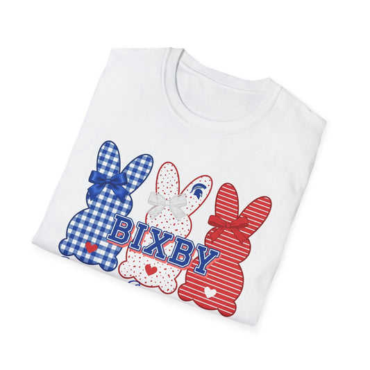 Bixby Patriotic Bunny Easter Softstyle Tee