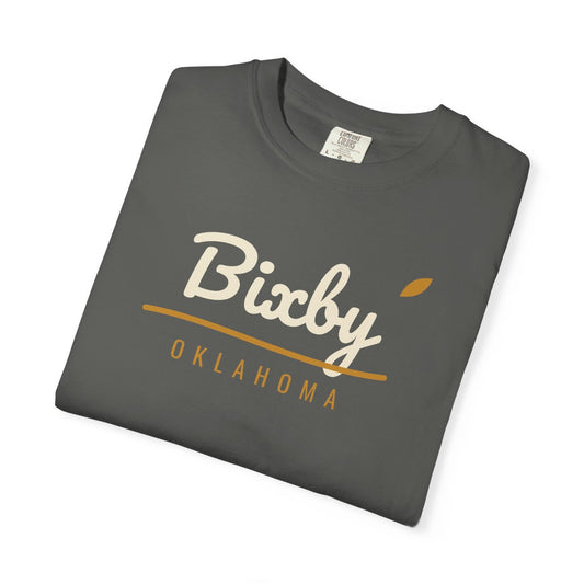 Bixby Oklahoma Script Tee in Pepper