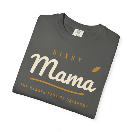 Bixby Mama Comfort Colors Tee | Garden Spot of Oklahoma in Pepper