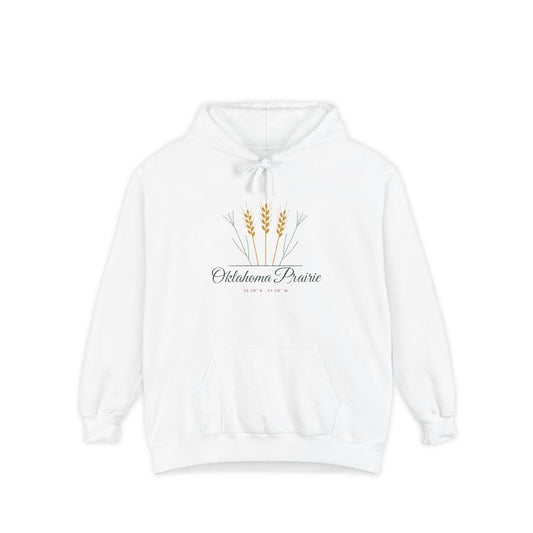 Oklahoma Prairie Hoodie | Comfort Colors in White
