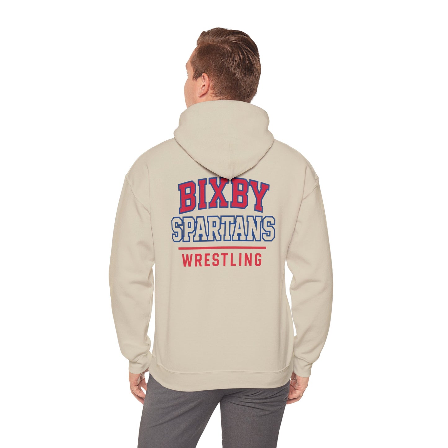 Bixby Spartan Wrestling Gildan Hoodie