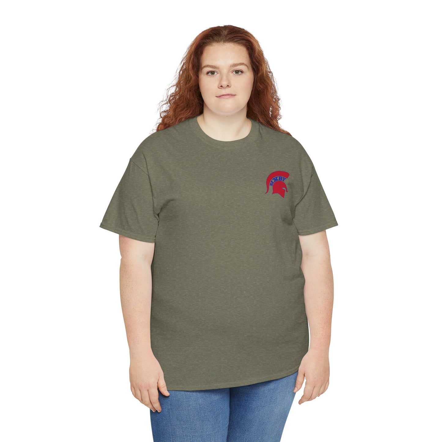 Spartan Red Logo Gildan Tee