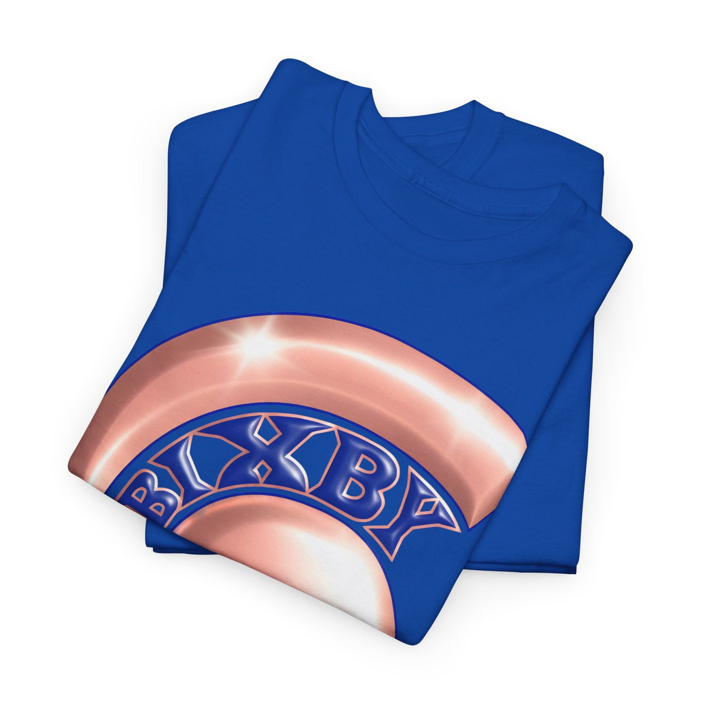 Bixby Spartan Metallic Rose Gold Gildan Tee