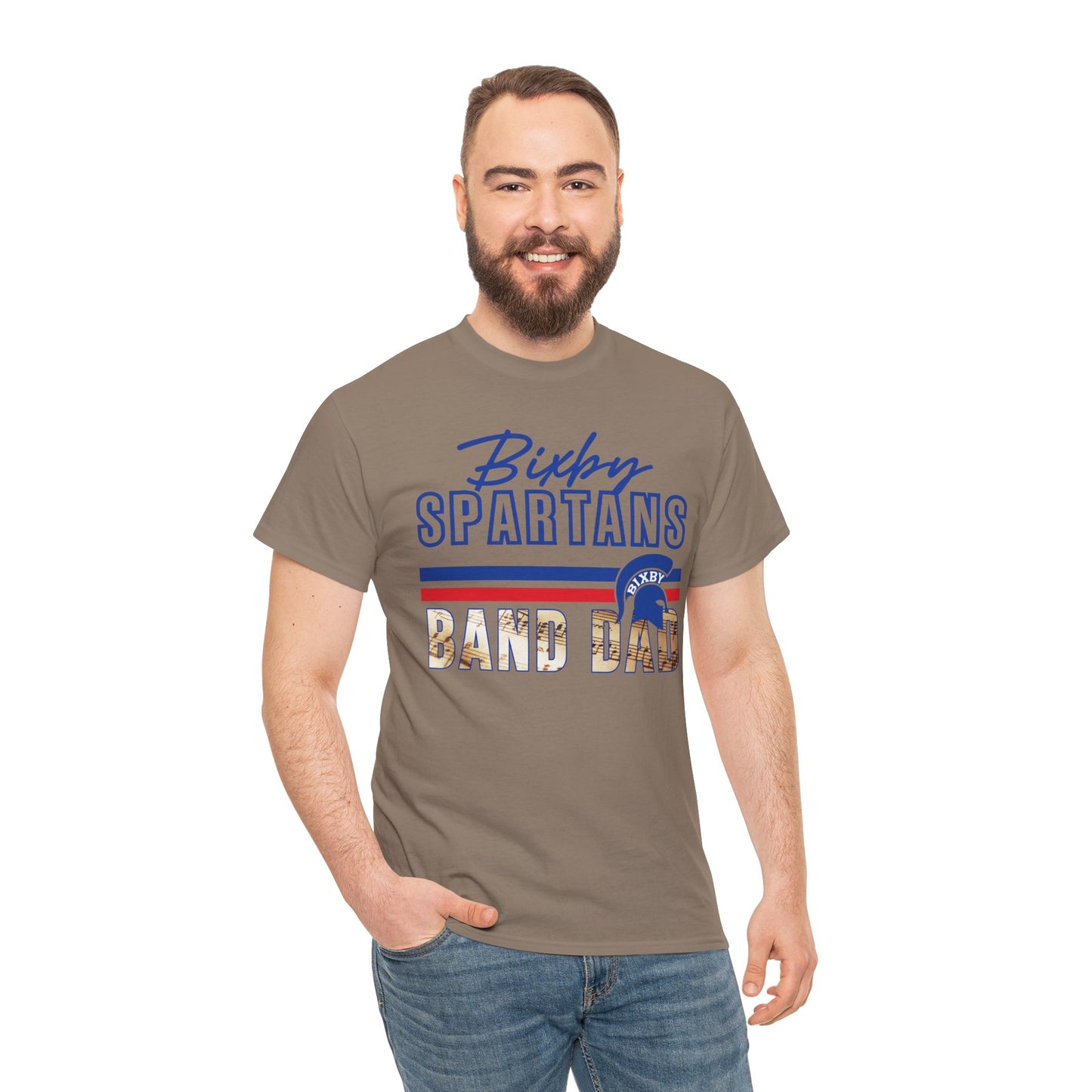 Bixby Spartans Band Dad Gildan Tee