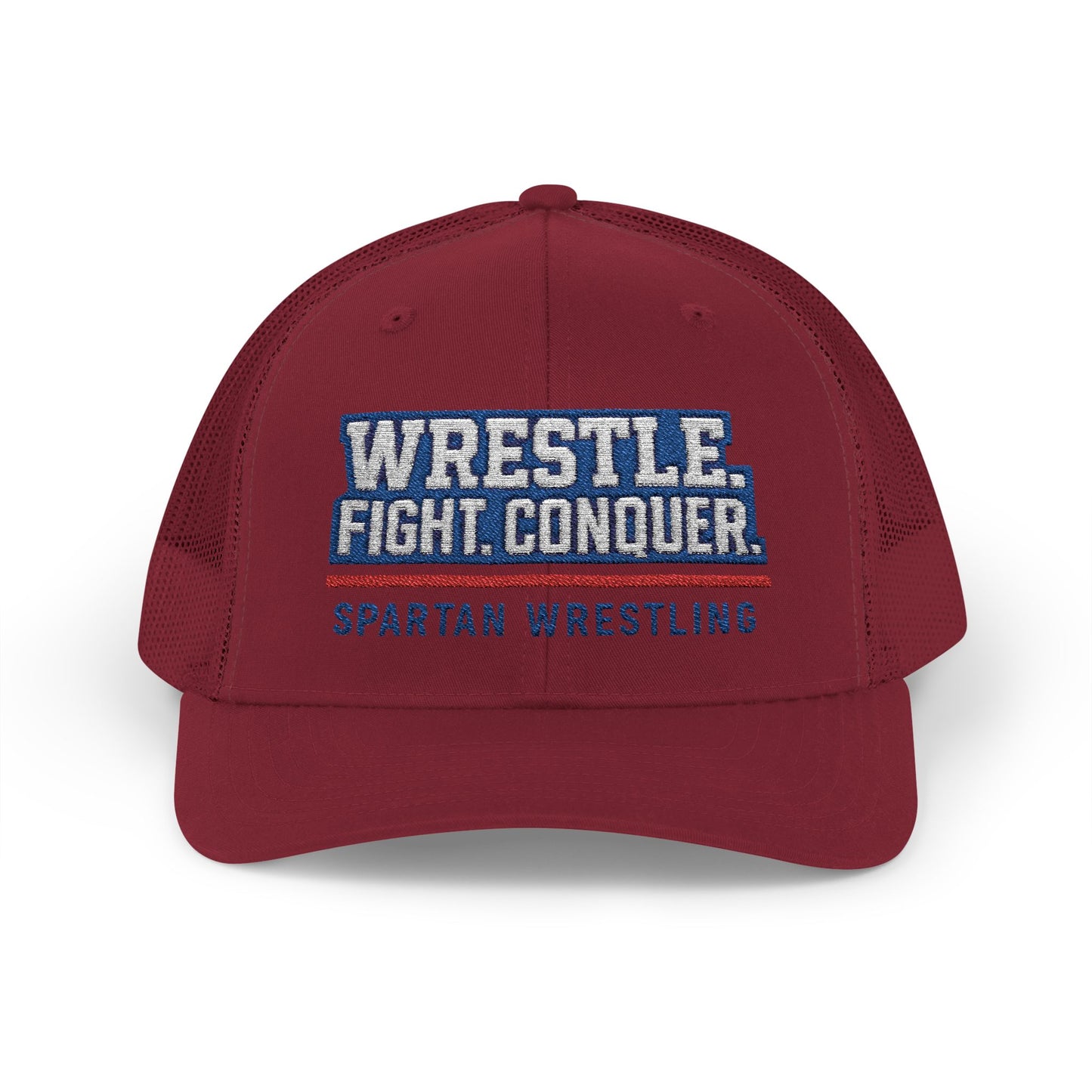Spartan Wrestle. Fight. Conquer Trucker Snapback
