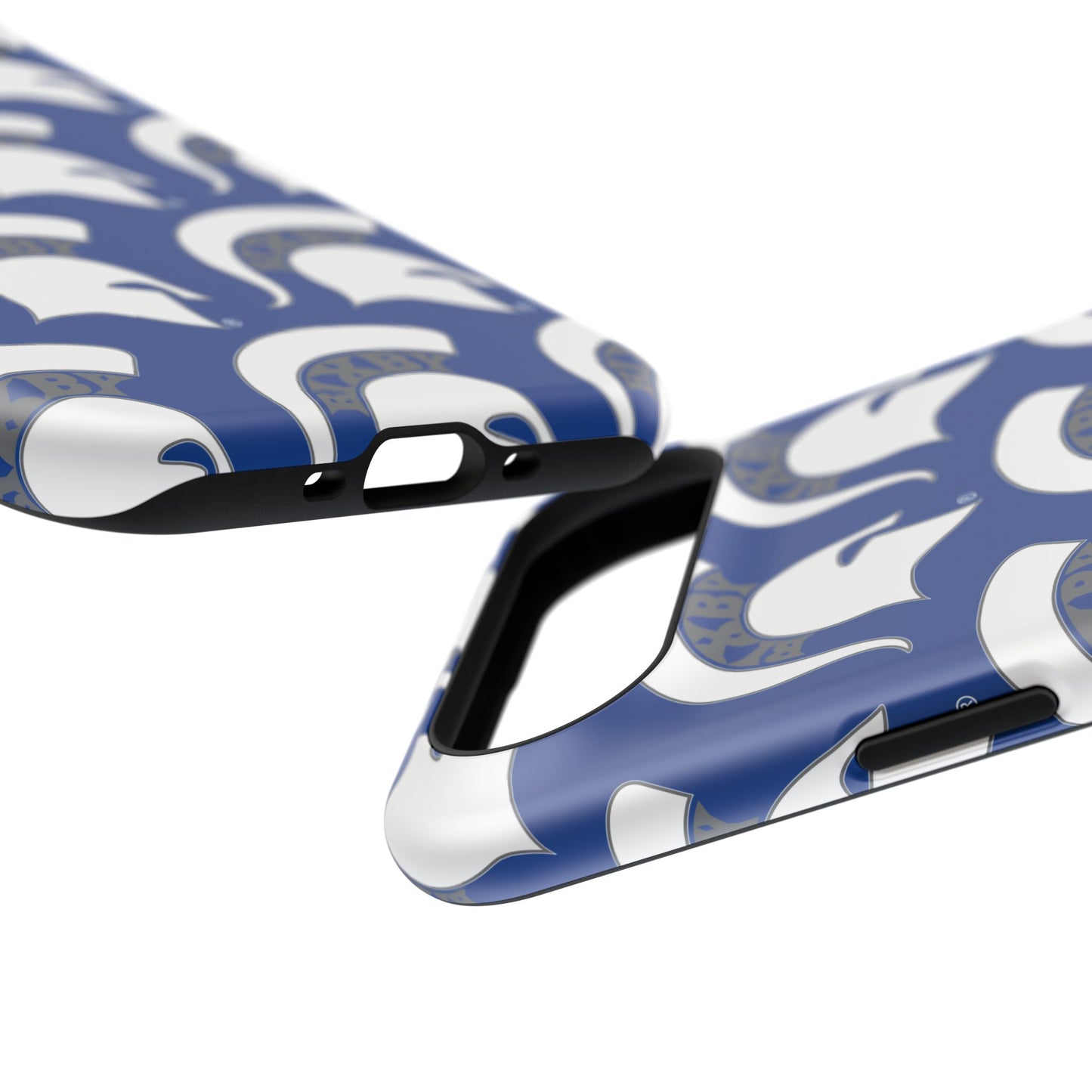Bixby Spartan White Logo Impact Resistant iPhone Case