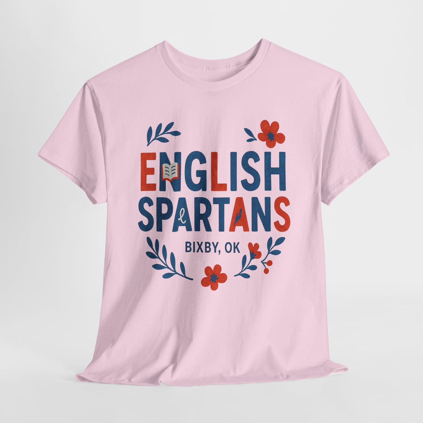 English Floral Spartan Gildan Tee