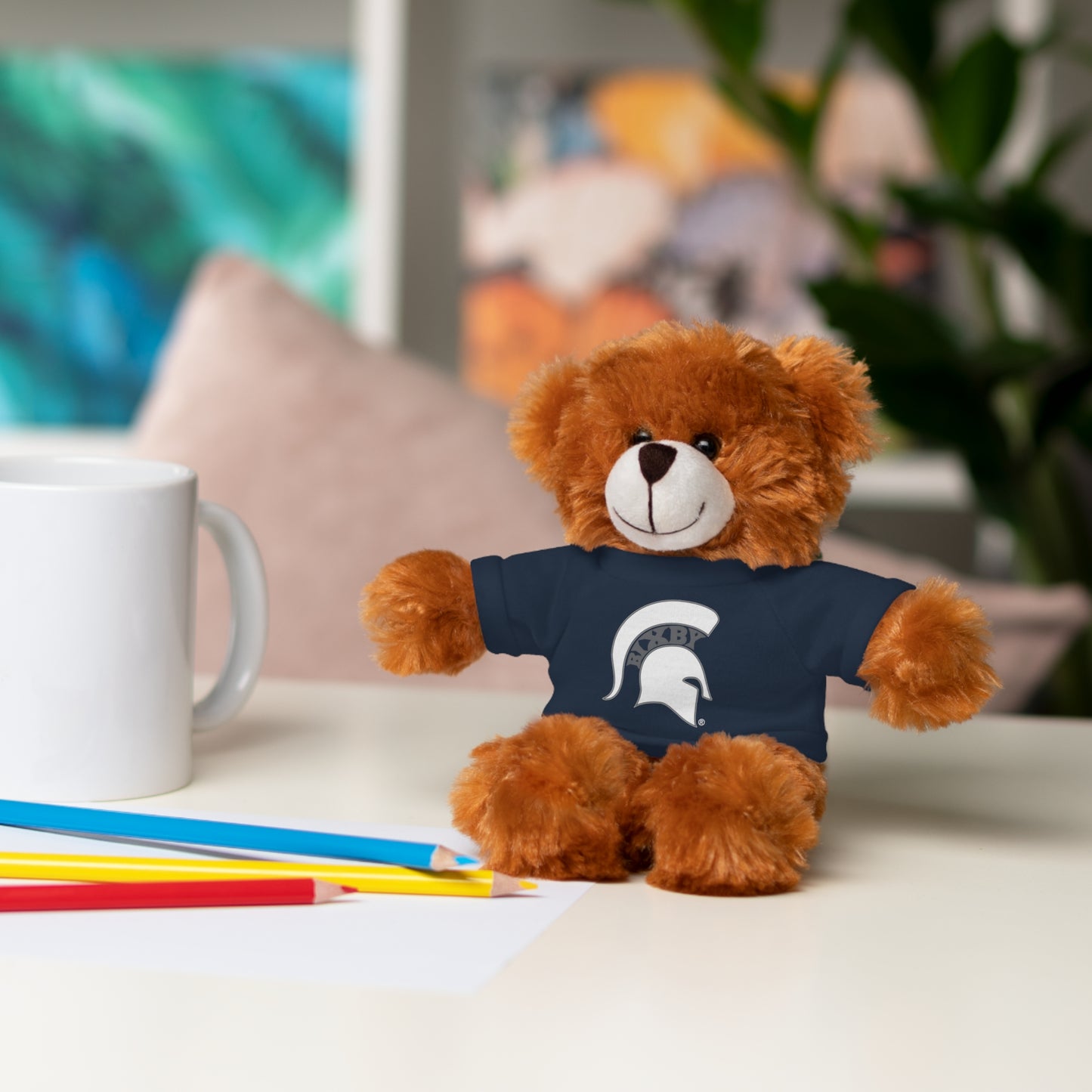 Spartan Stuffed Animal Logo