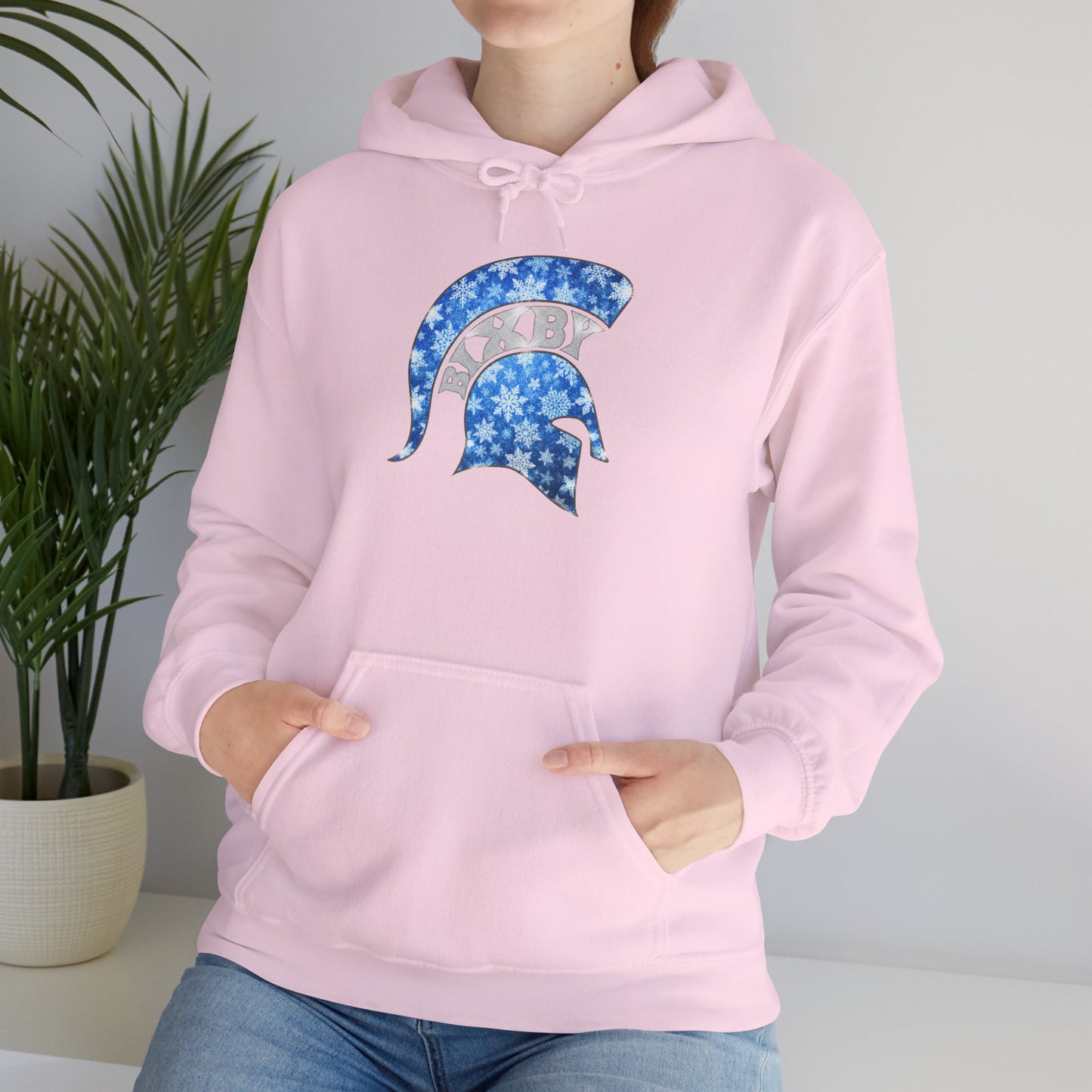 Bixby Spartan Winterfrost Gildan Hoodie