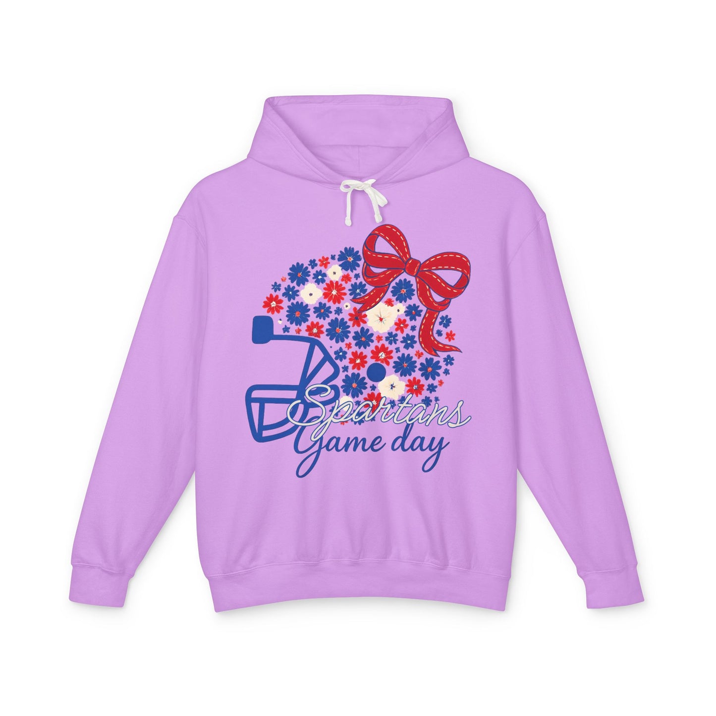 Spartans Floral Helmet Premium Comfort Colors Hoodie