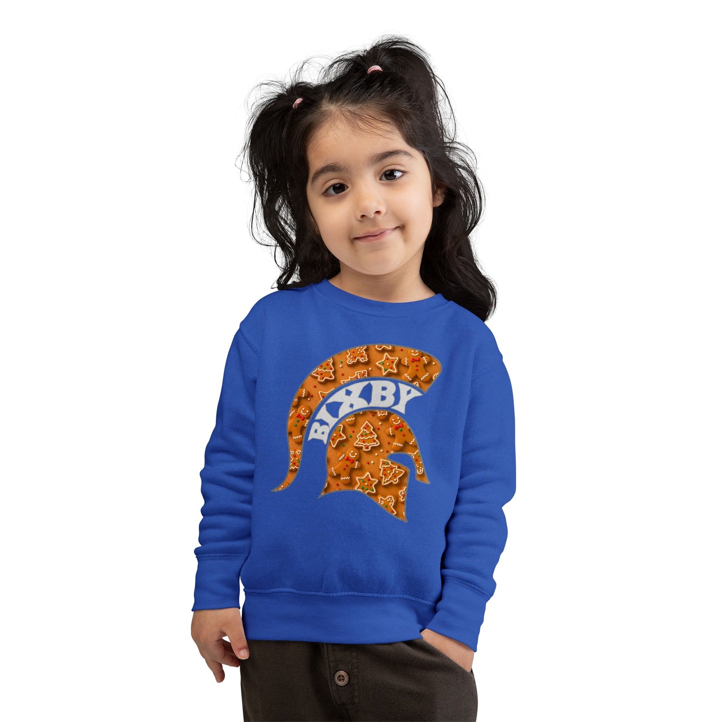 Bixby Spartan Gingerbread Toddler Rabbit Skins Sweatshirt
