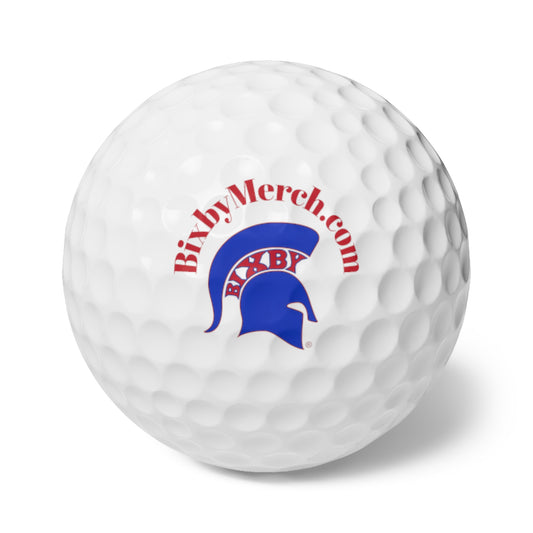 Spartan Blue Logo Golf Ball 6-Pack